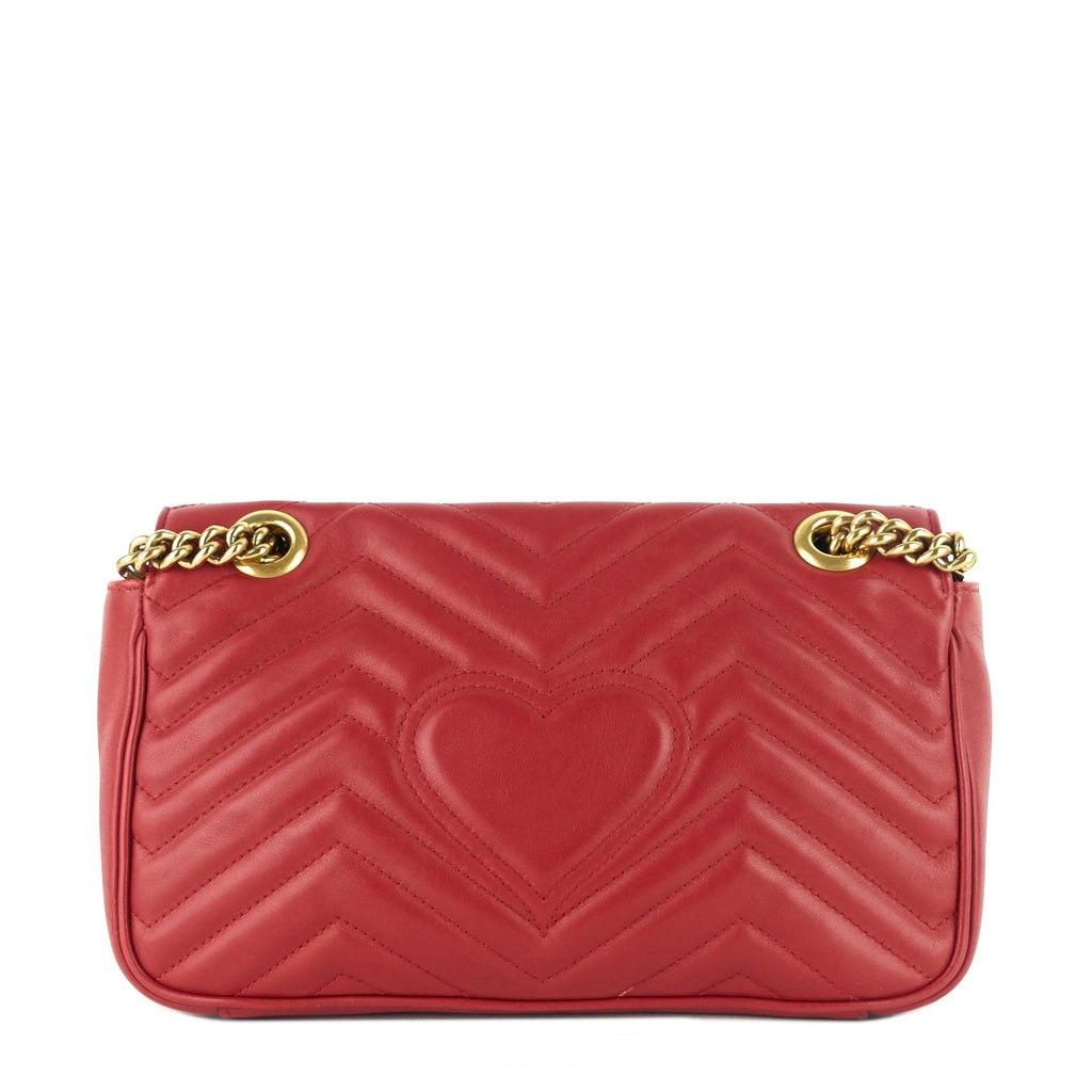 Gucci GG Marmont Small MatelassÃ© Calfskin Leather Shoulder Bag