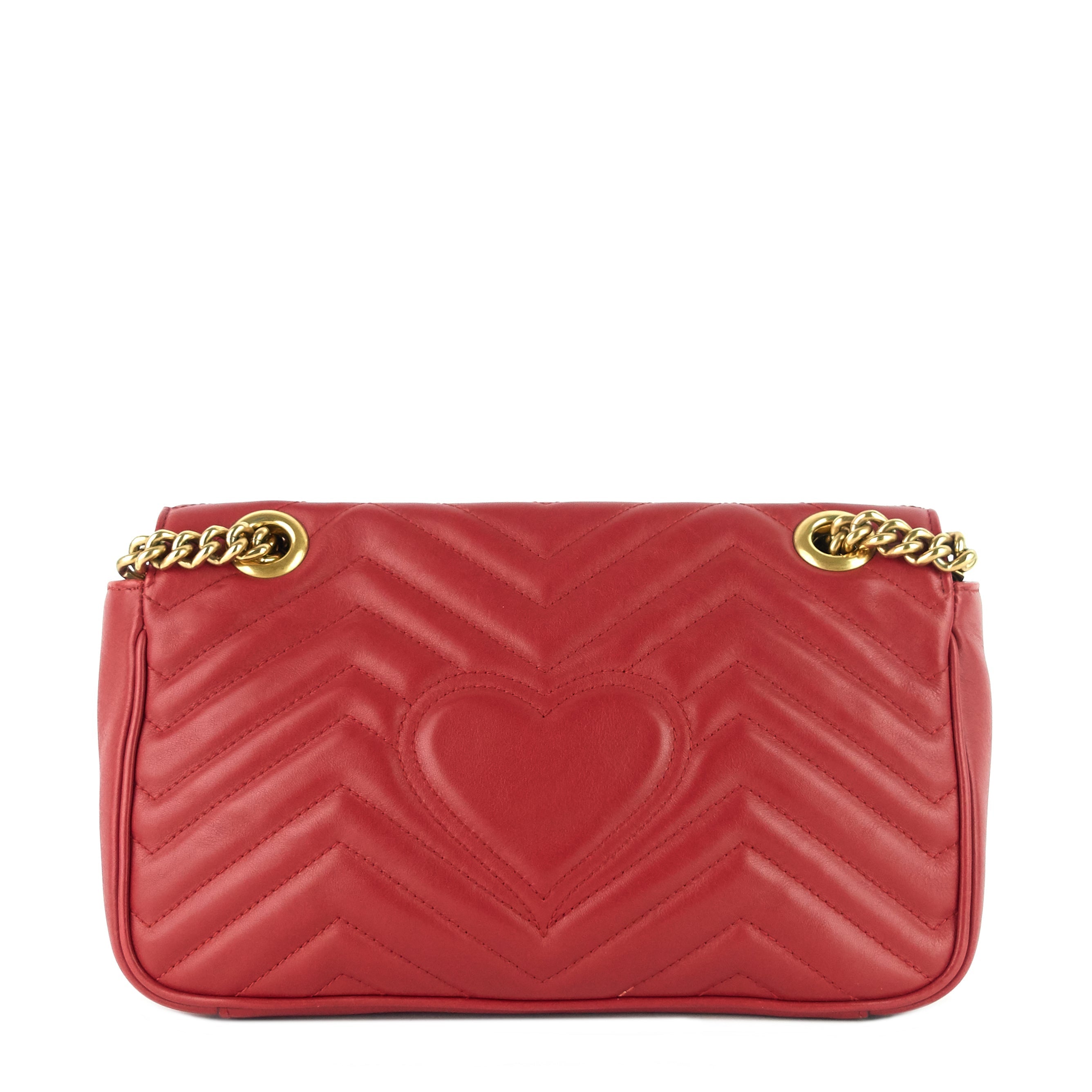 Gucci GG Marmont Small MatelassÃ© Calfskin Leather Shoulder Bag