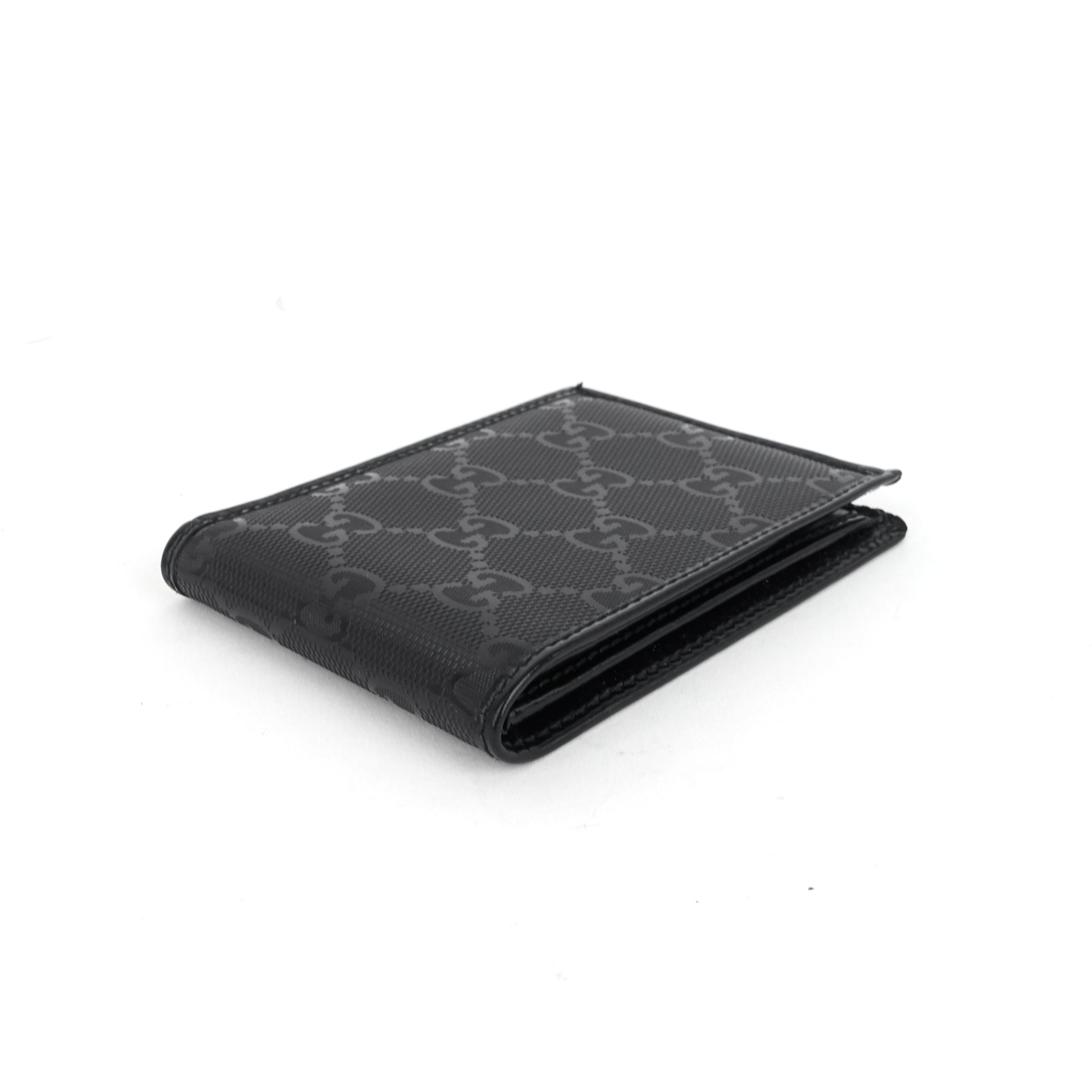Gucci Bifold GG Coated Canvas Compact Wallet