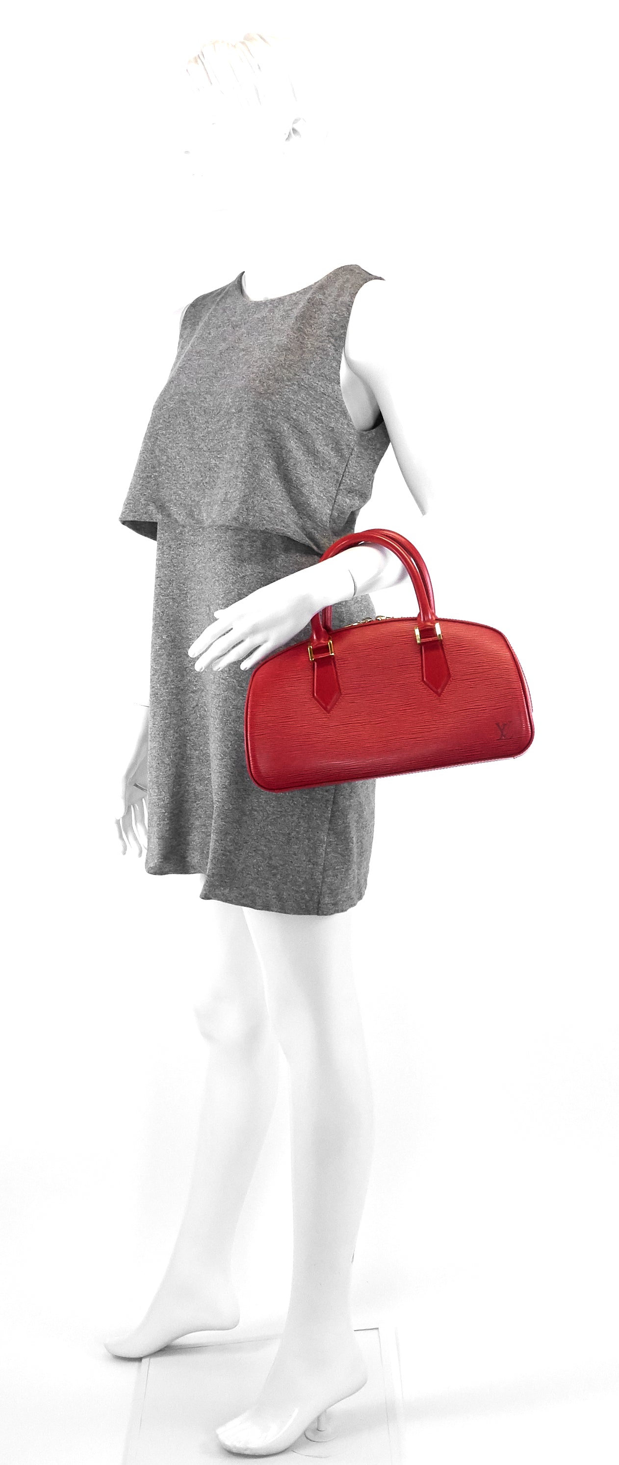 Louis Vuitto Jasmin Red Epi Leather Handbag