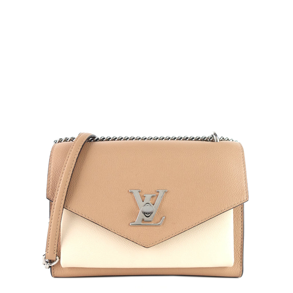 Louis Vuitto Mylockme BB Calfskin Leather Chain Shoulder Bag