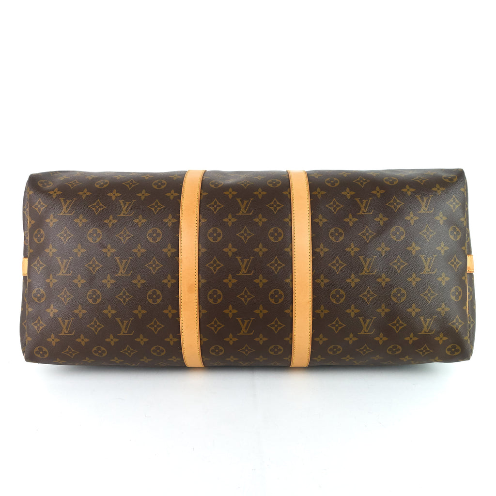 Louis Vuitto Keepall 60 Bandouliere Monogram Canvas Bag