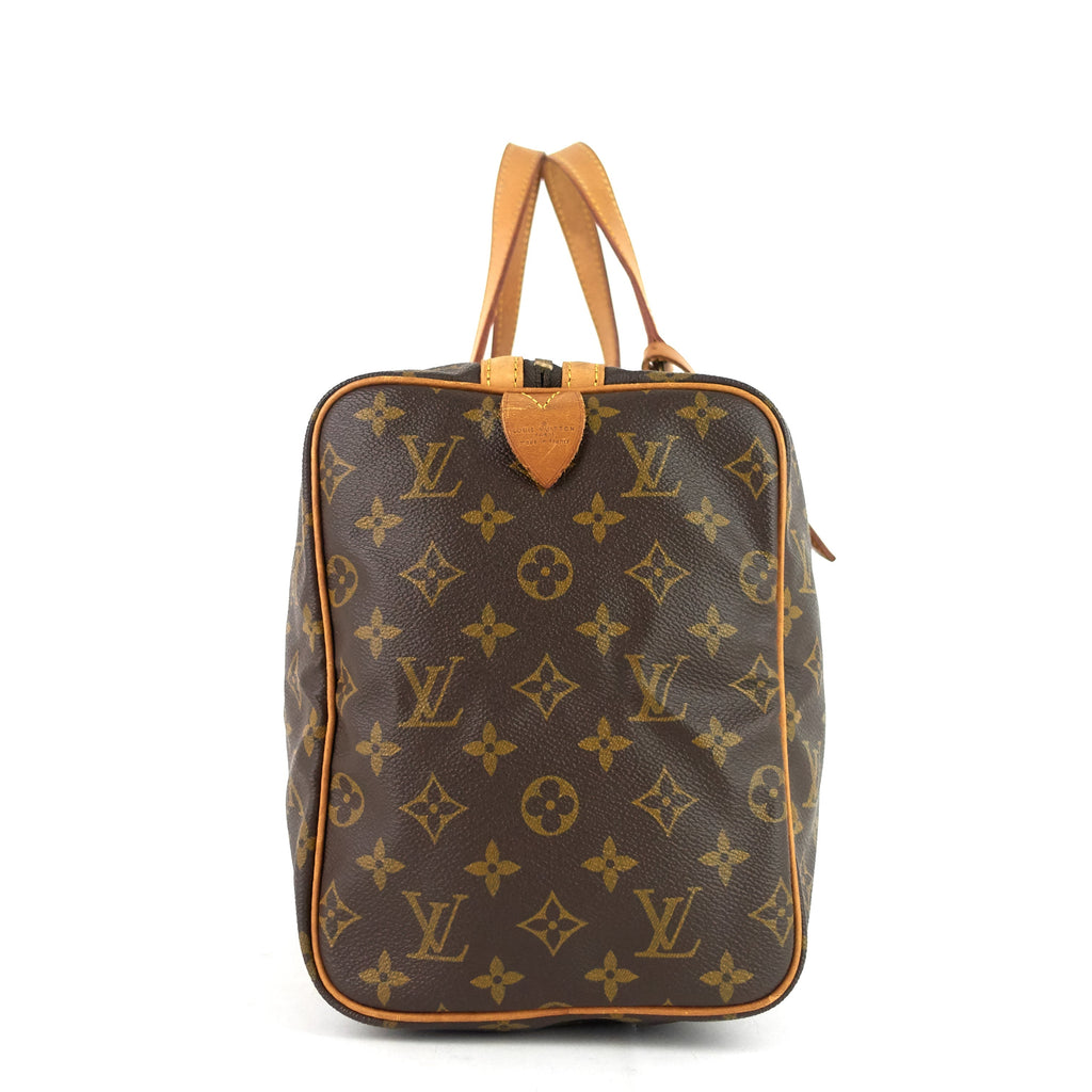 Louis Vuitto Sac Souple 35 Monogram Canvas Duffle Bag