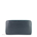 Louis Vuitto Zippy Navy Blue Epi Leather Organizer Wallet