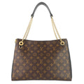 Louis Vuitto SurÃ¨ne MM Monogram Canvas and Calfskin Leather Tote Bag