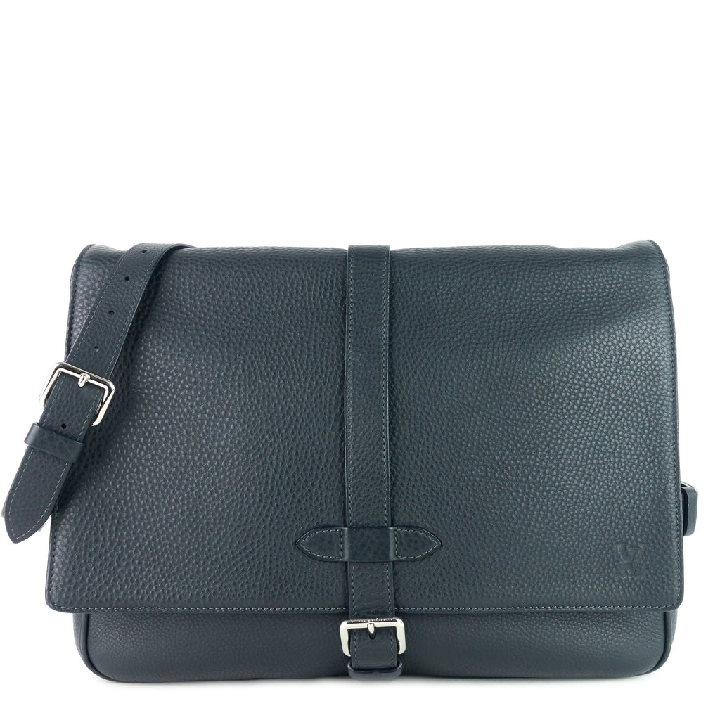 Louis Vuitto Stelios Naxos Leather Messenger Bag