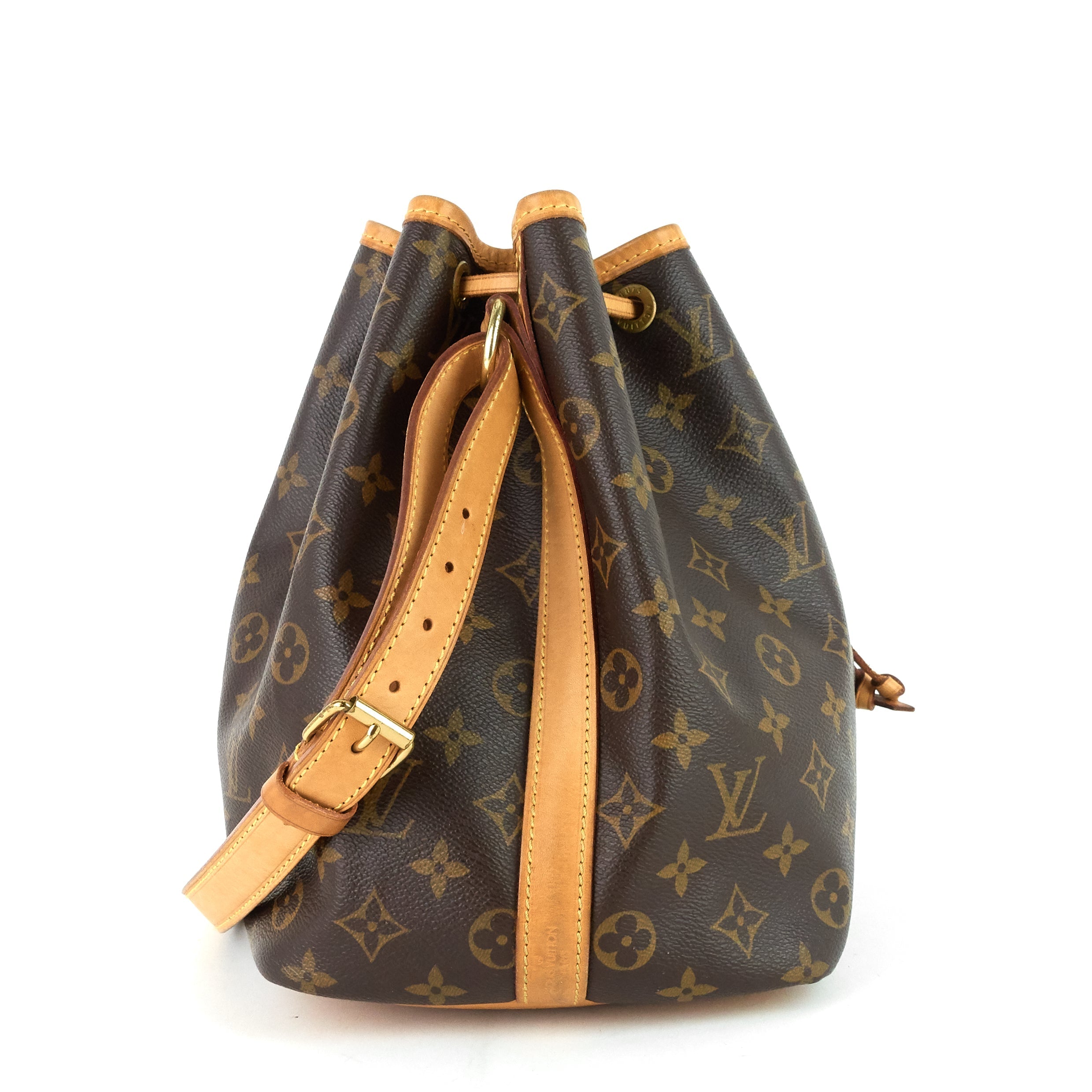 Louis Vuitto Petit Noe Monogram Canvas Bag