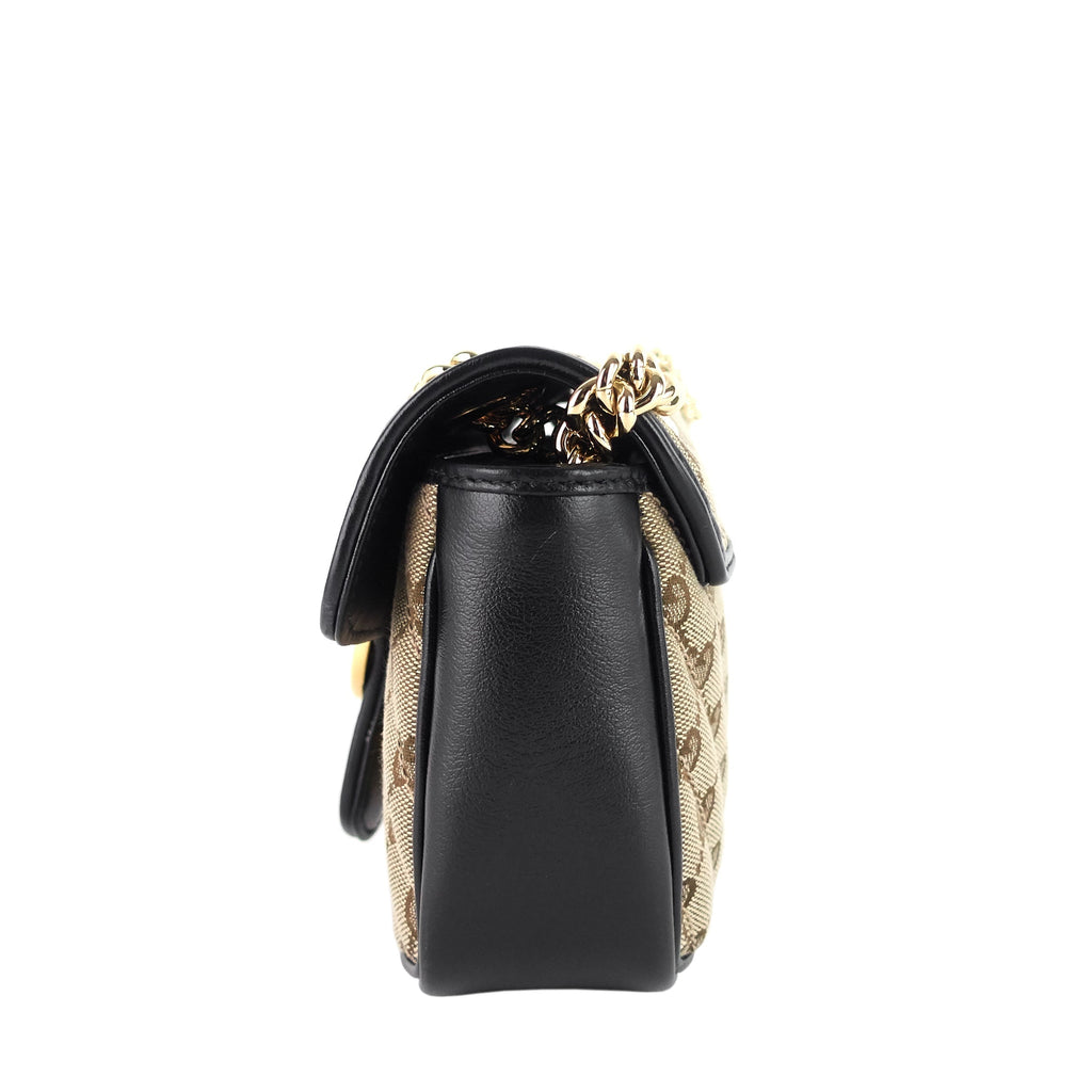 Gucci GG Marmont Small MatelassÃ© Monogram Canvas Shoulder Bag