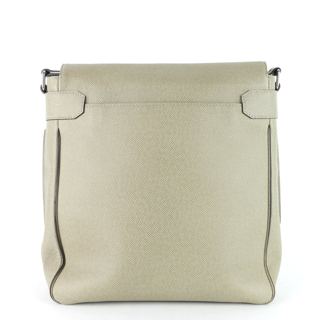 Louis Vuitto Milo Taiga Leather Messenger Bag