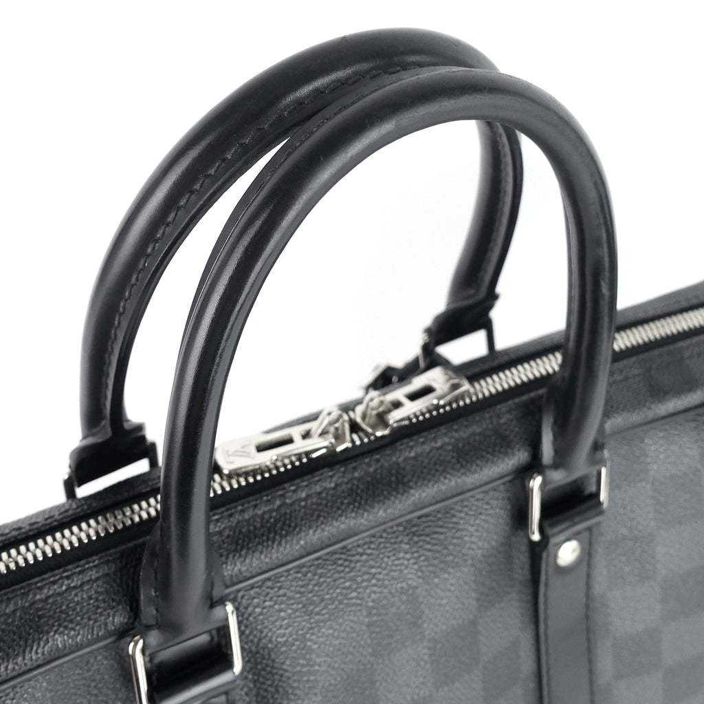 Louis Vuitto Porte-Documents Voyage GM Damier Graphite Canvas Briefcase Bag