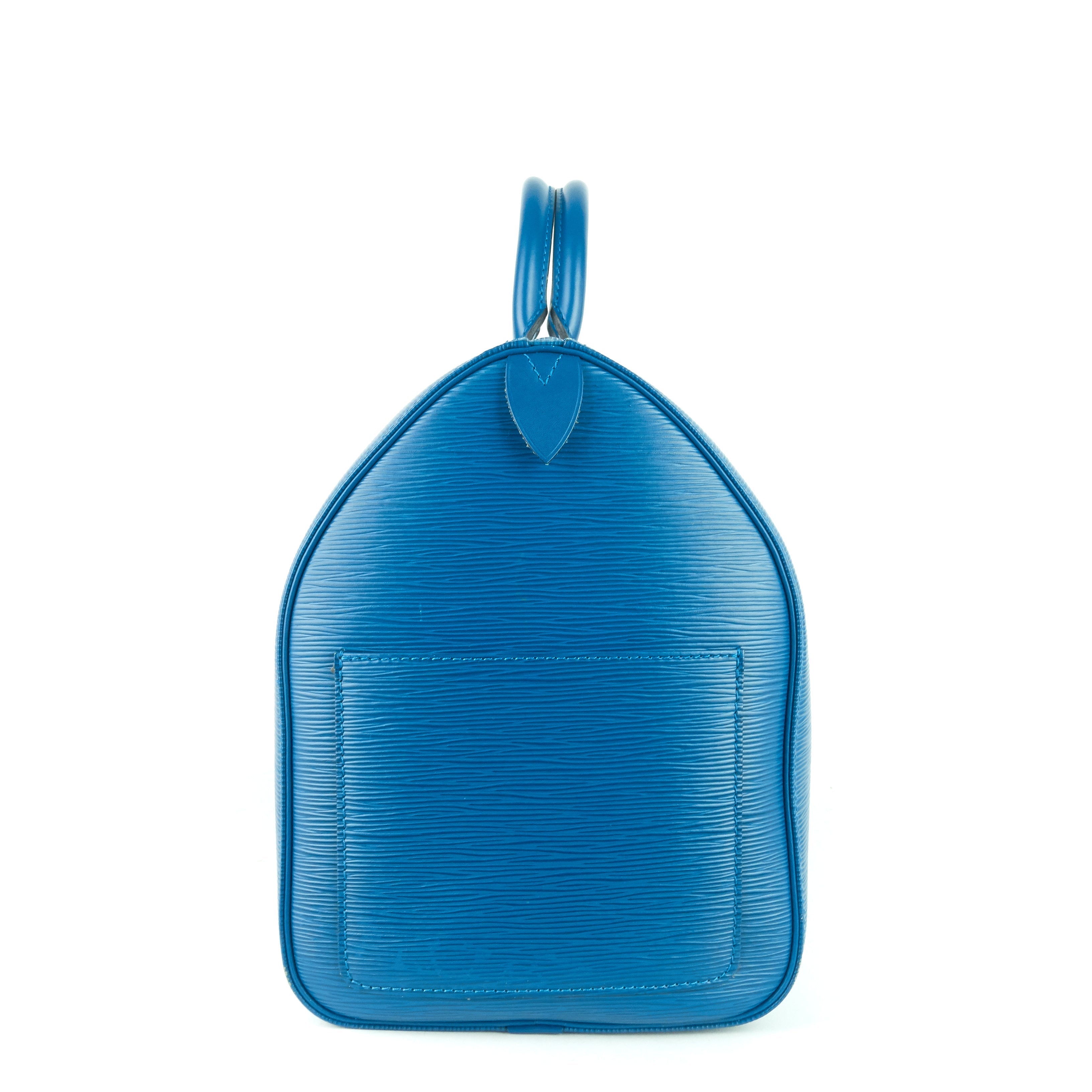 Louis Vuitto Keepall 45 Blue Epi Leather Bag