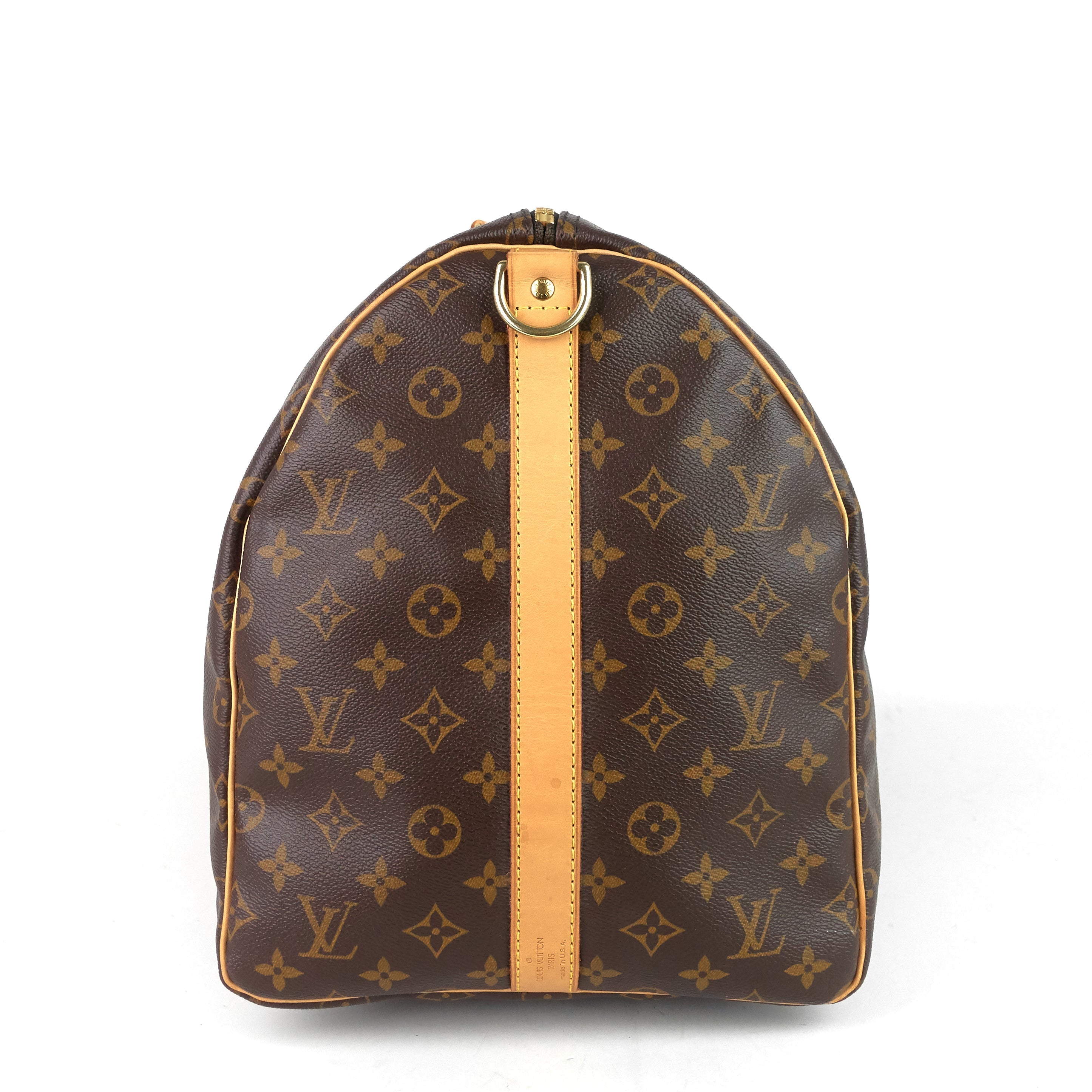 Louis Vuitto Keepall Bandouliere 55 Monogram Canvas Bag