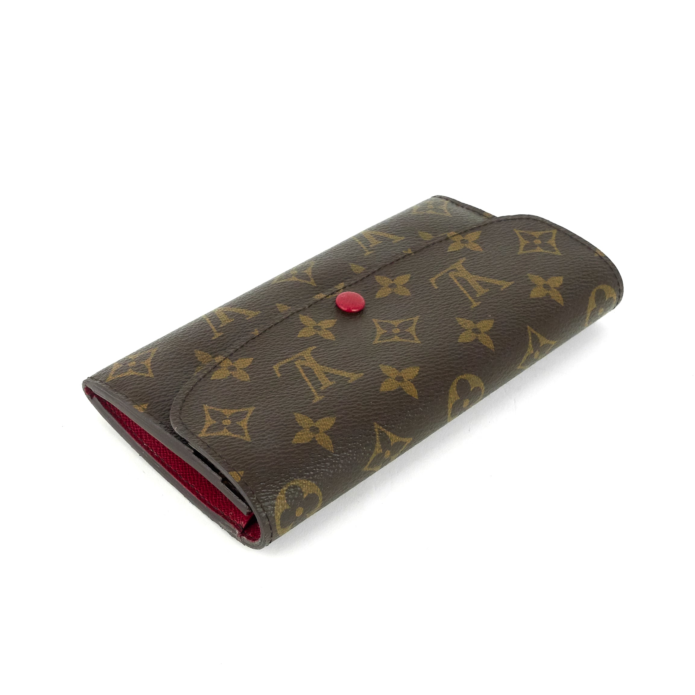 Louis Vuitto Emilie Fuchsia Monogram Canvas Wallet