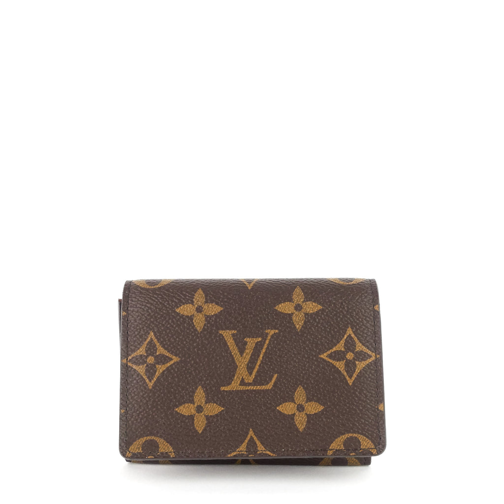 Louis Vuitto Business Card Monogram Canvas Holder