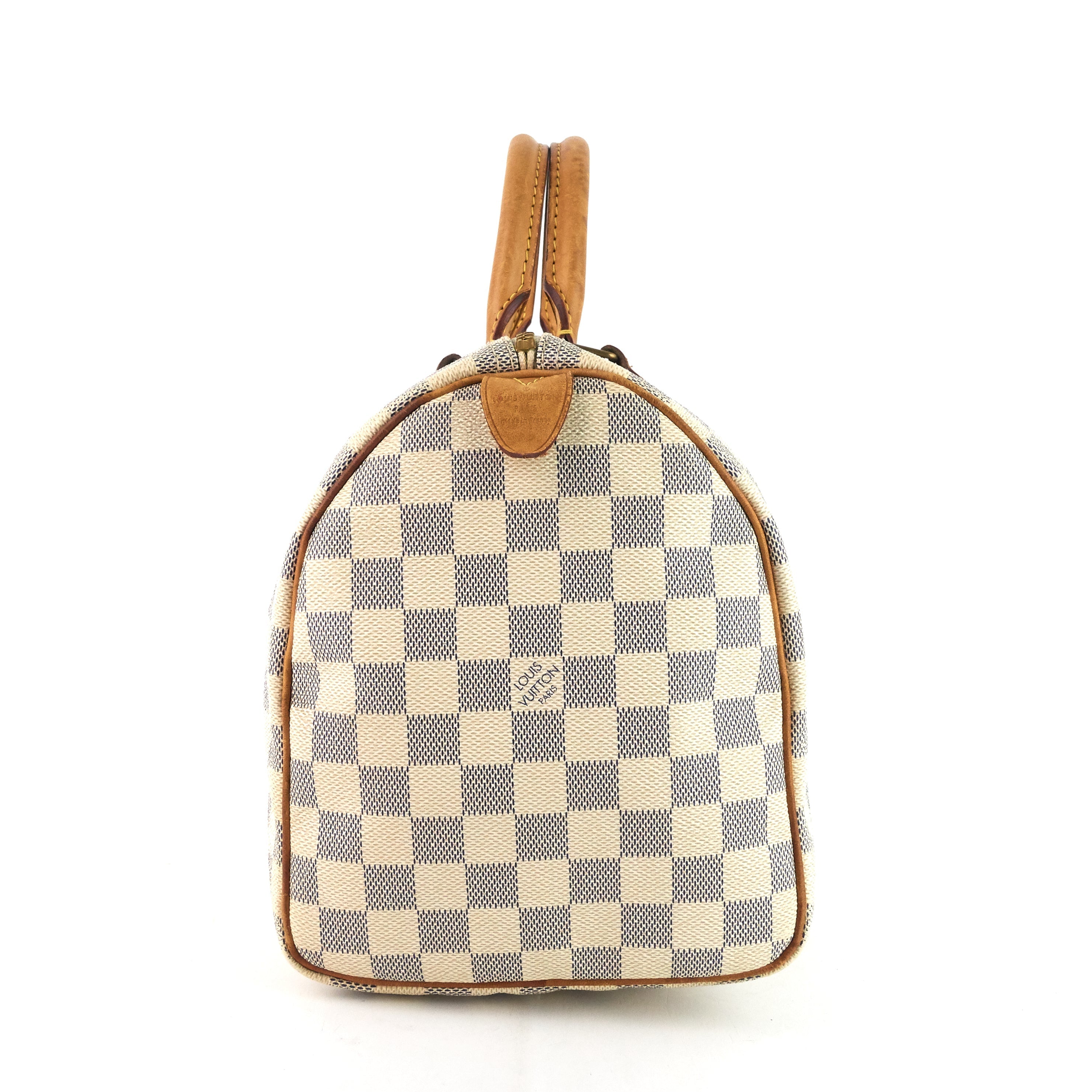 Louis Vuitto Speedy 30 Damier Azur Canvas Bag