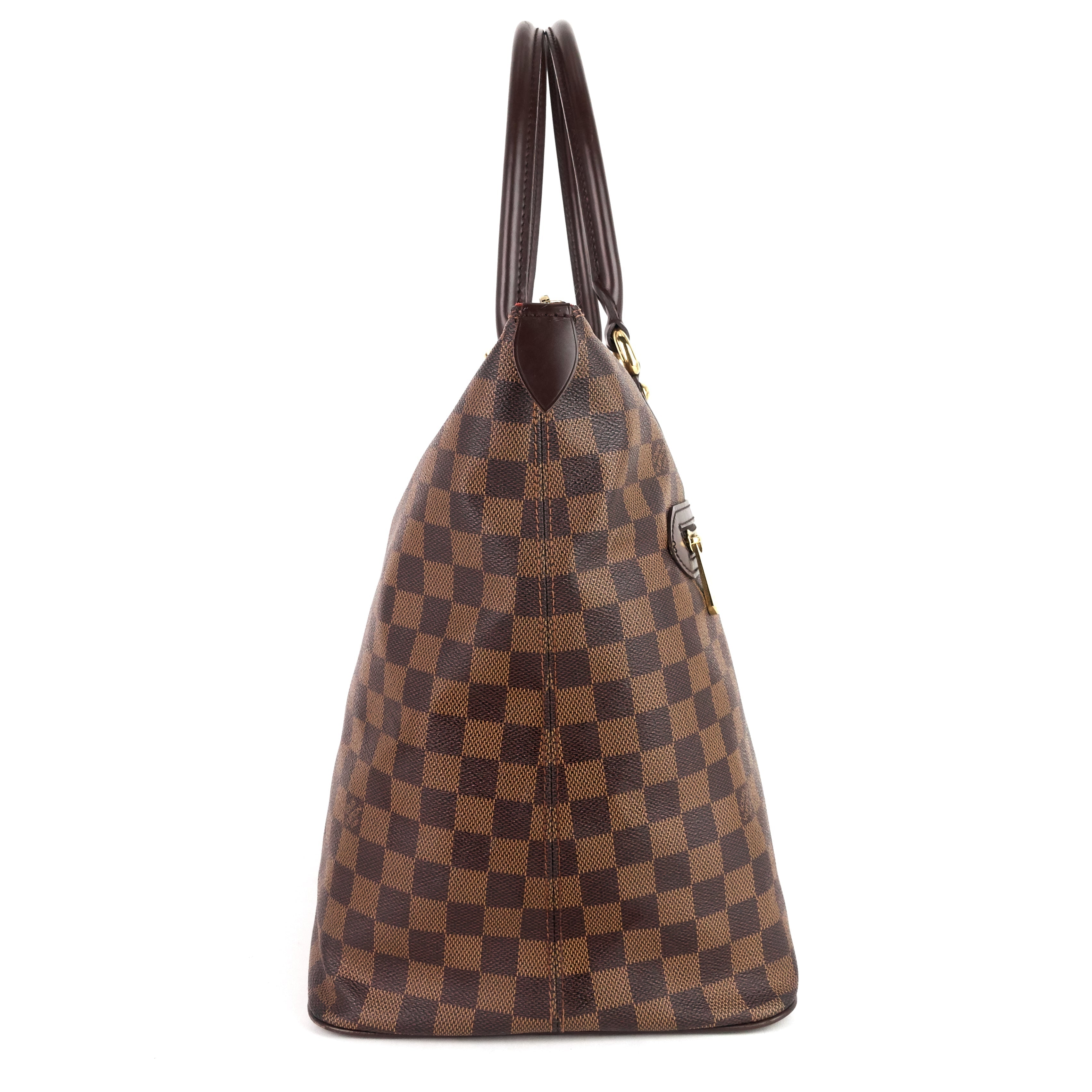 Louis Vuitto Saleya GM Damier Ebene Canvas Bag