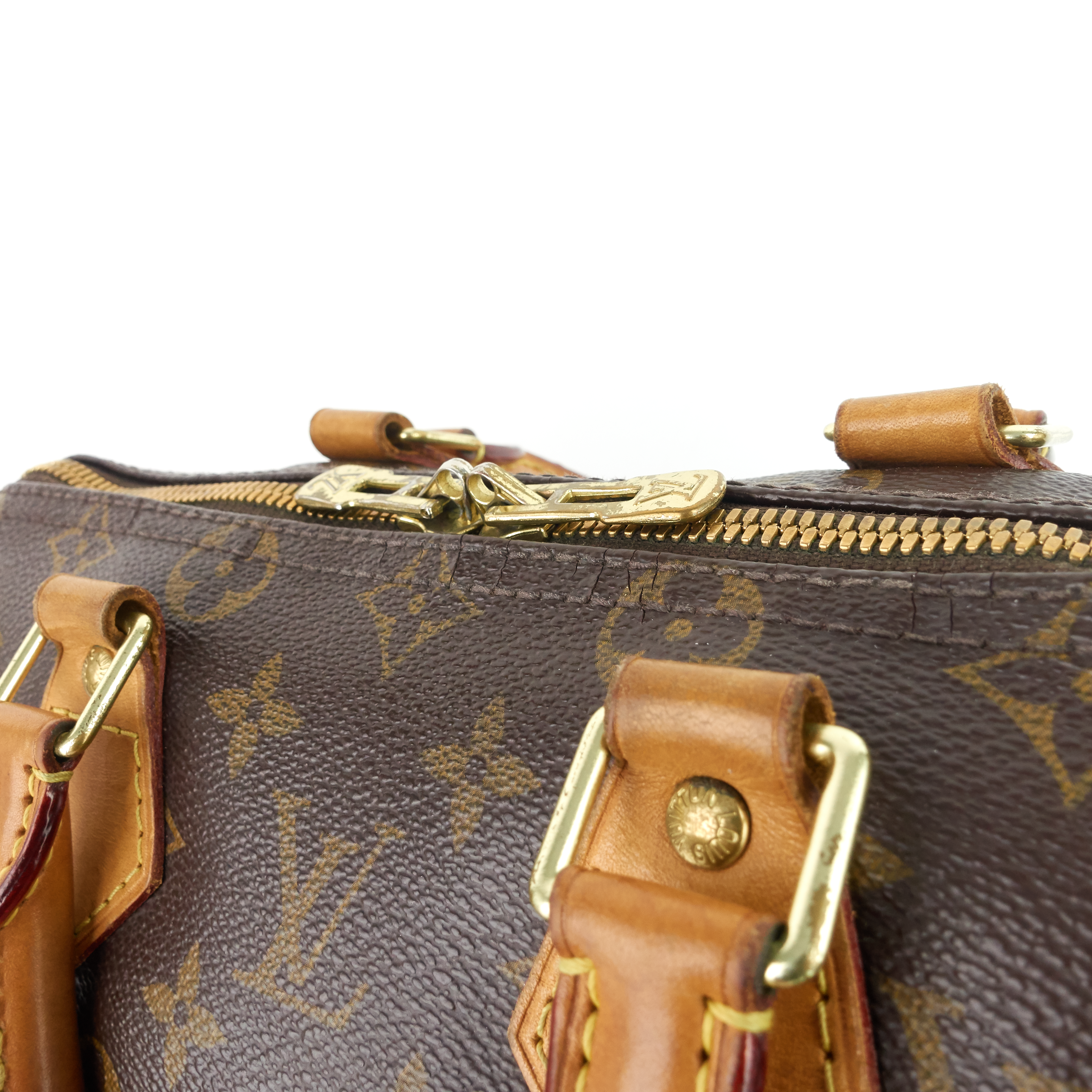 Louis Vuitto Speedy 25 BandouliÃ¨re Monogram Canvas Bag