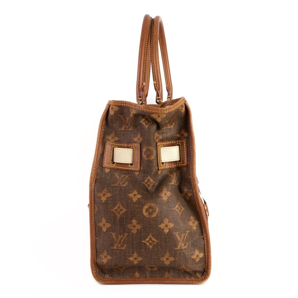 Louis Vuitto Rayures Tisse GM Monogram Canvas Bag