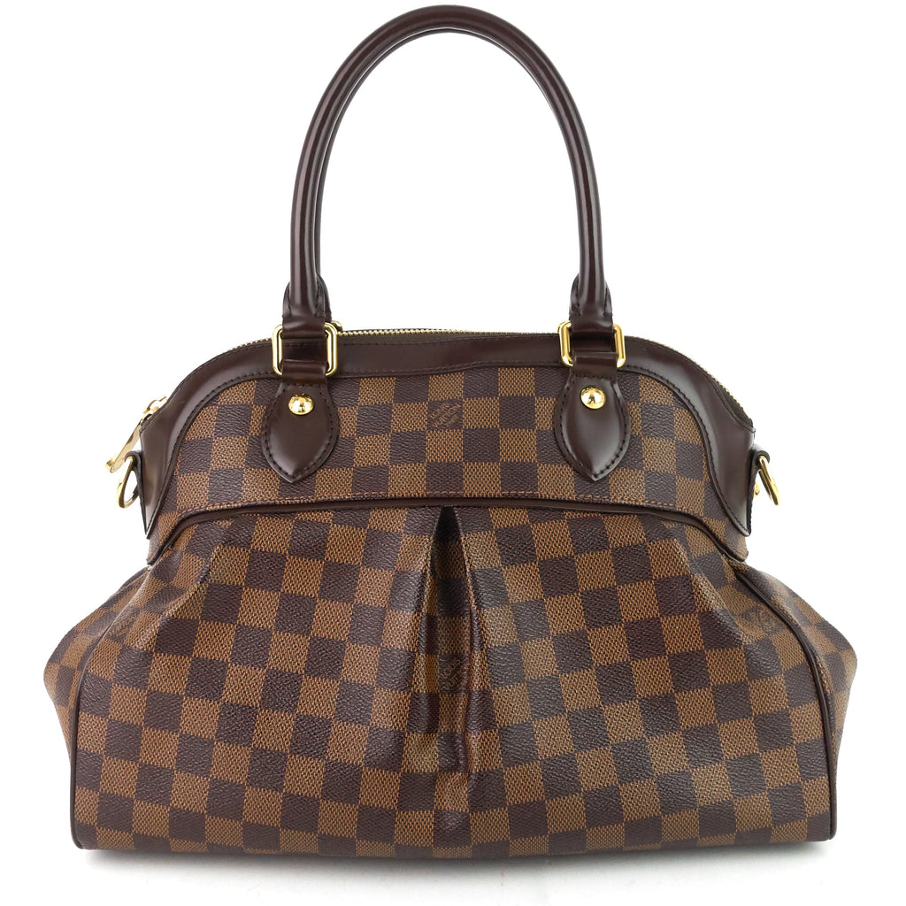 Louis Vuitto Trevi PM Damier Ebene Canvas Bag
