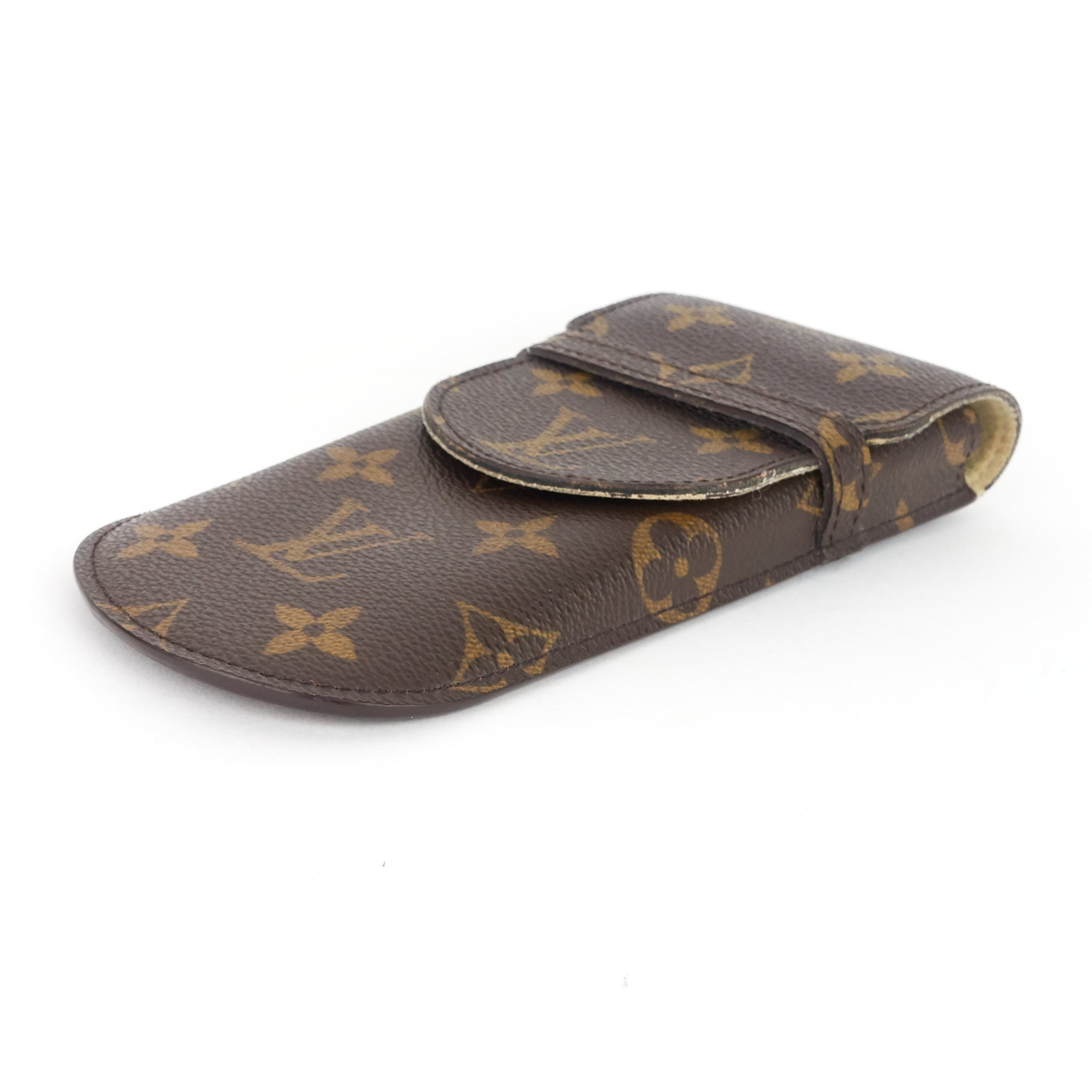 Louis Vuitto Etui A Lunette Rabat Canvas Eyeglasses Case