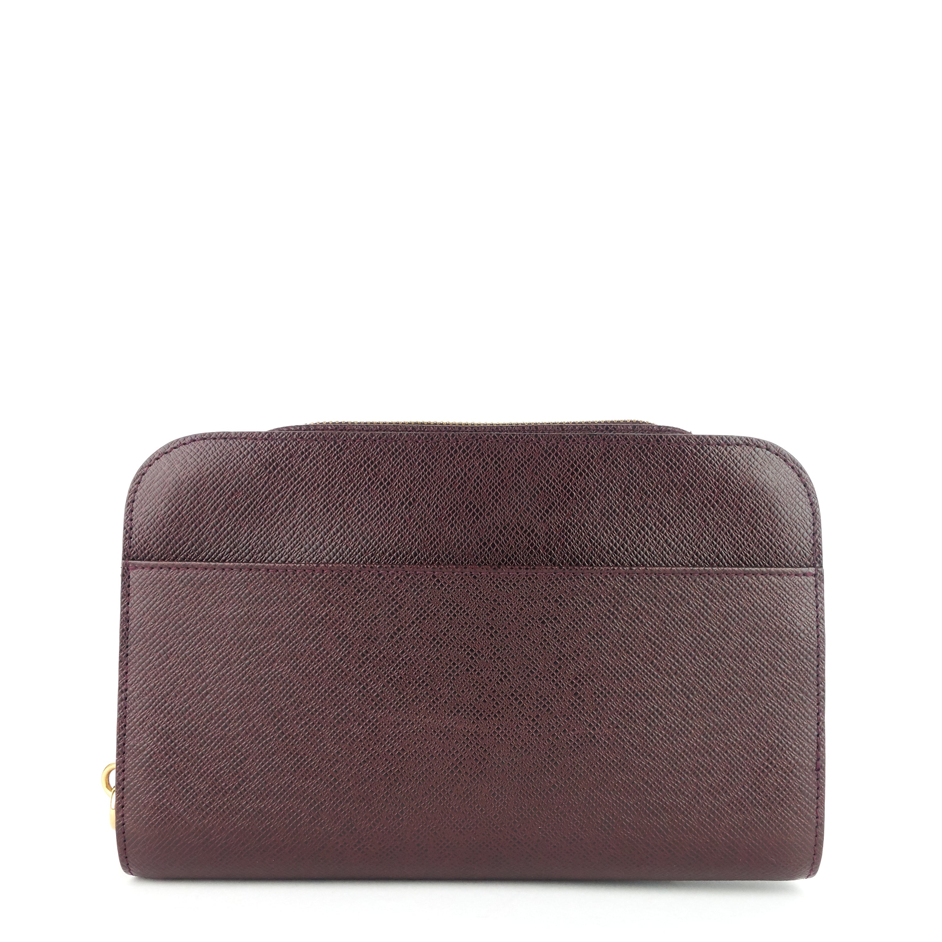 Louis Vuitto Pochette Baikal Acajou Taiga Leather Bag