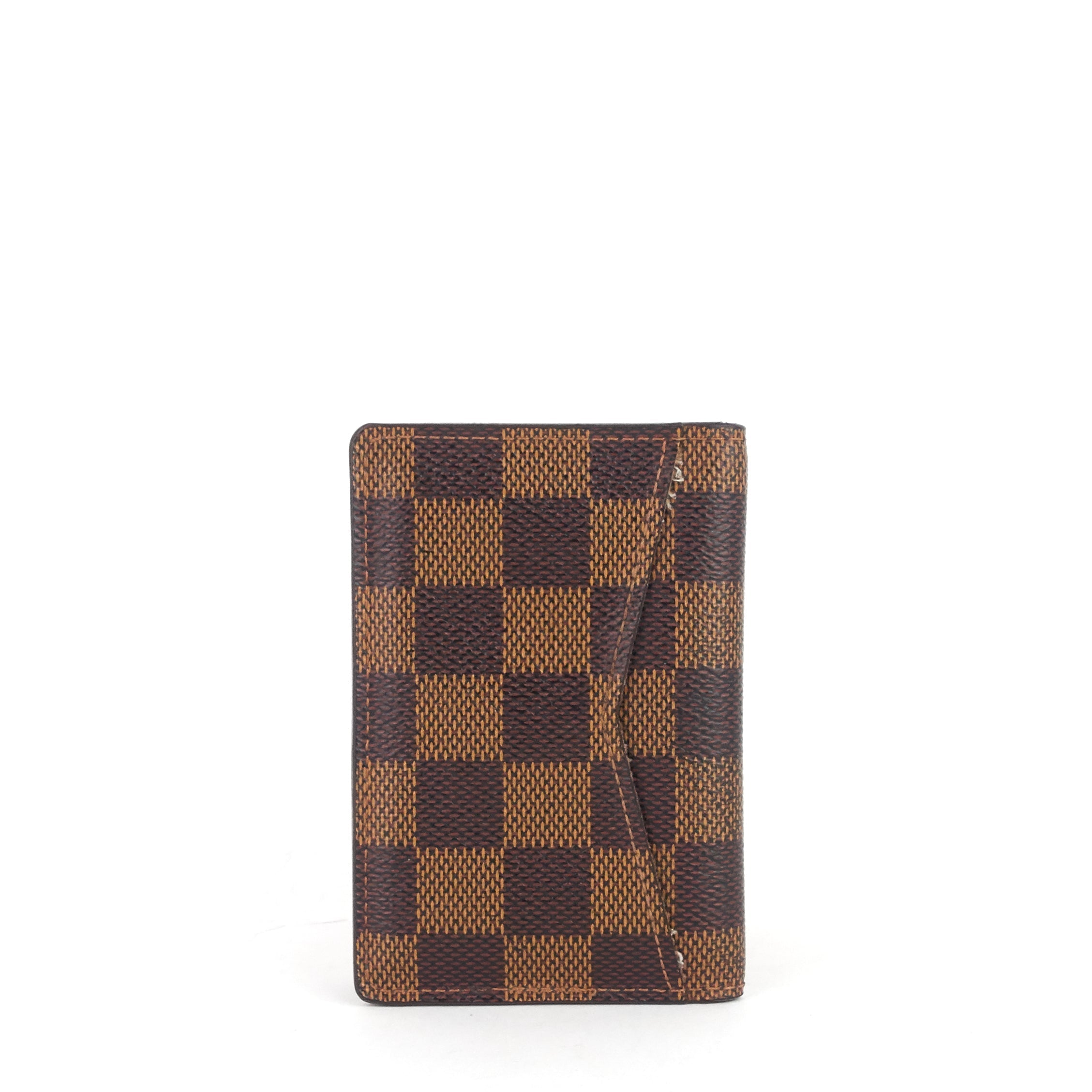 Louis Vuitto Damier Ebene Canvas Pocket Organizer