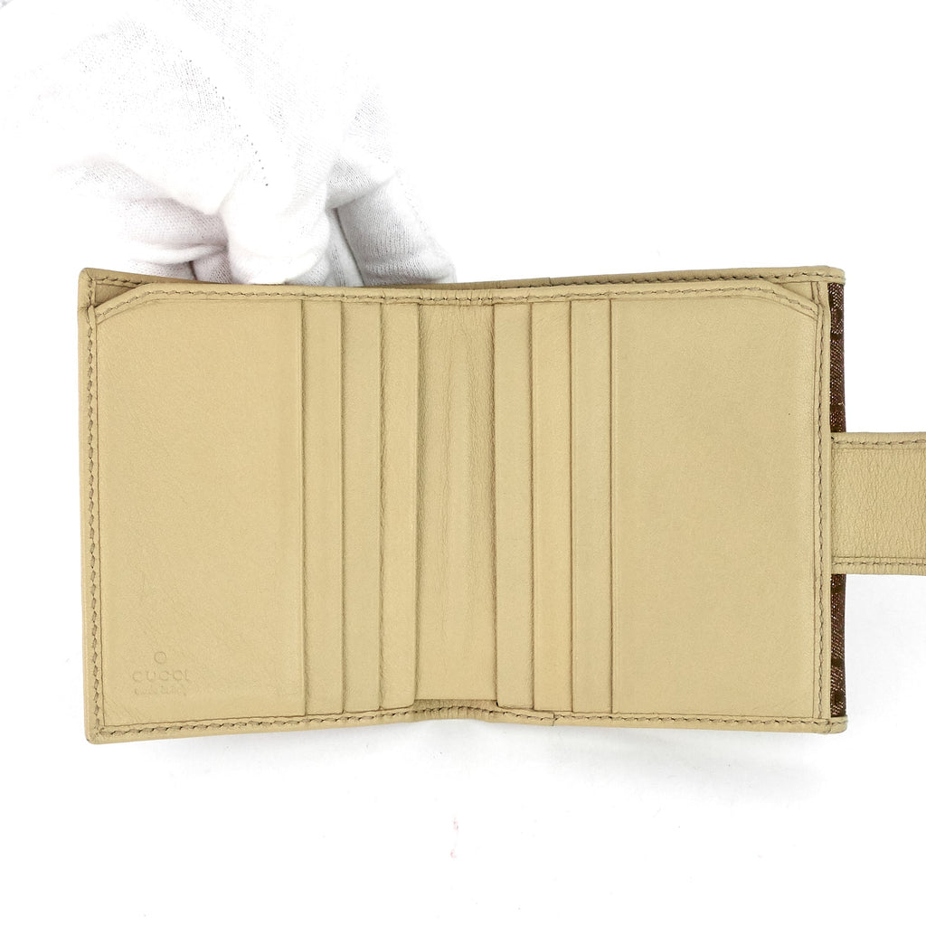 Gucci GG Canvas Compact Wallet