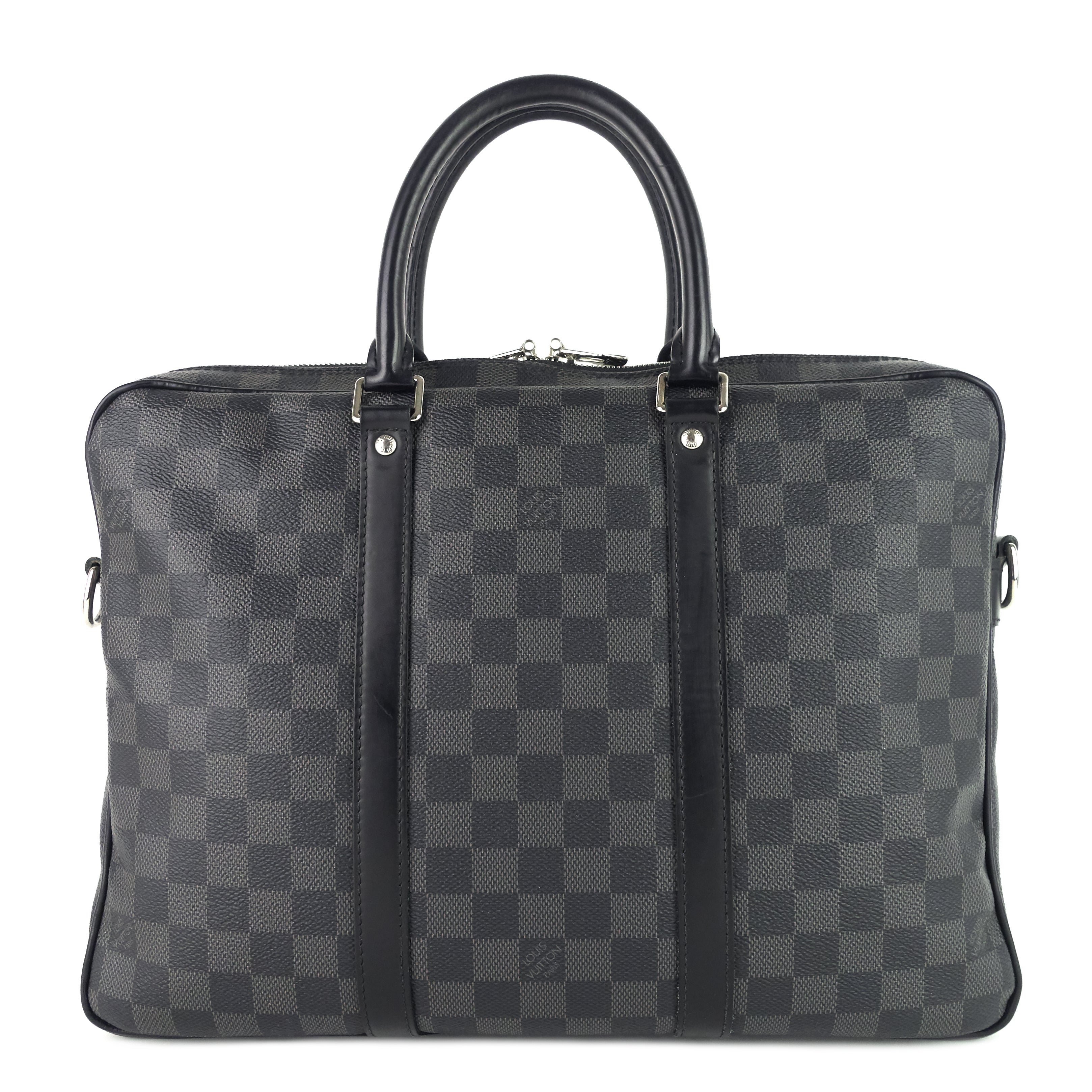 Louis Vuitto Porte-Documents Voyage PM Damier Graphite Canvas Briefcase Bag