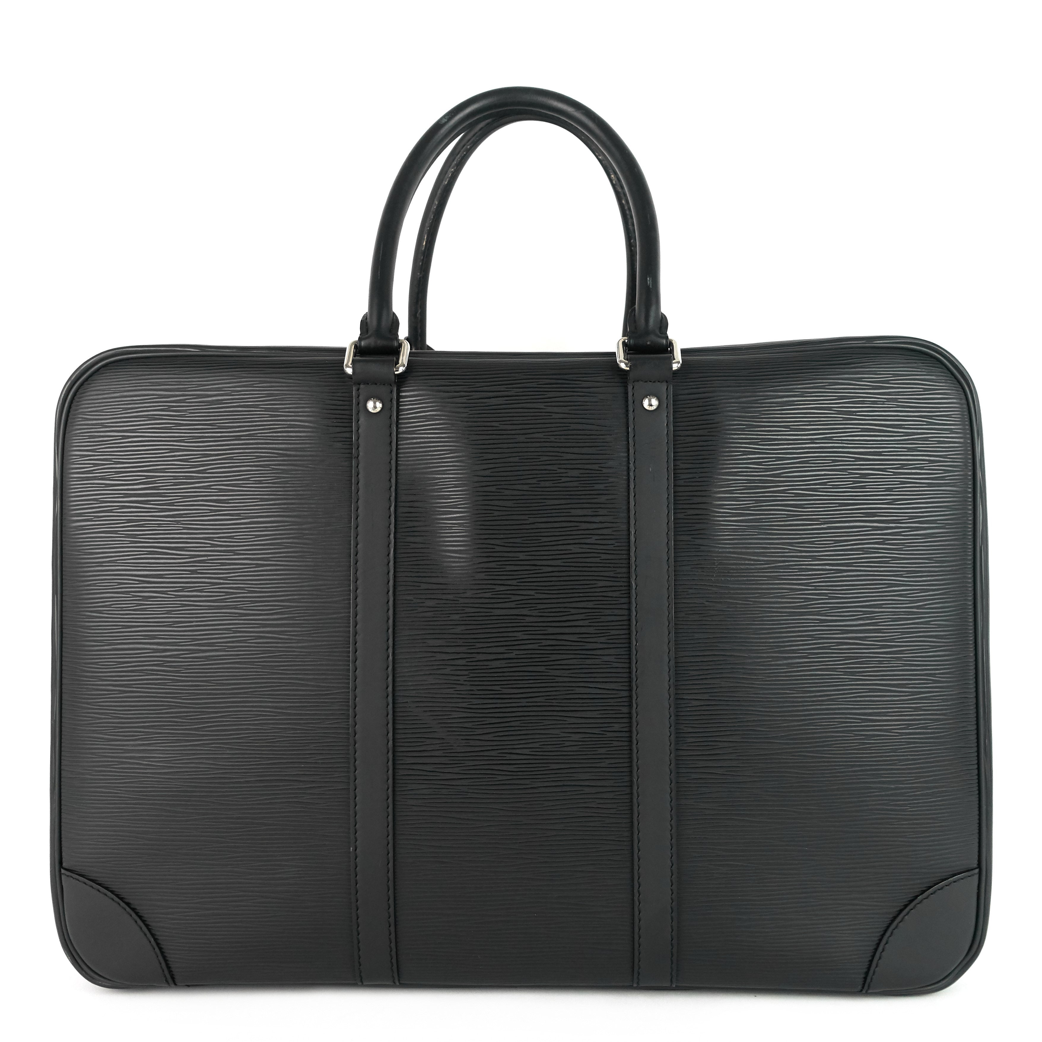 Louis Vuitto Sirius 45 Black Epi Leather Case