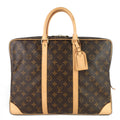 Louis Vuitto Porte-Documents Voyage Monogram Canvas Briefcase Bag