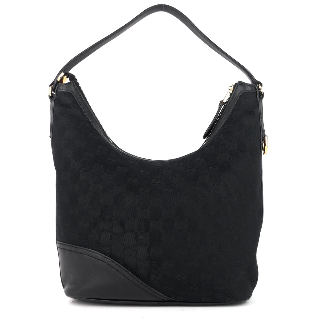 Gucci New Britt Medium GG Canvas Hobo Bag