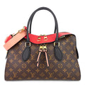 Louis Vuitto Tuileries Monogram Canvas and Tricolour Leather Handbag