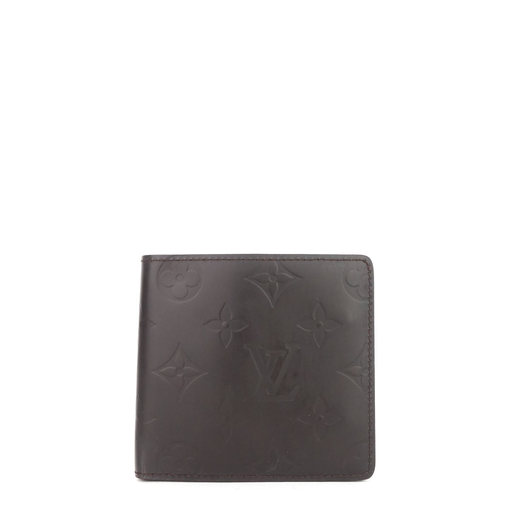 Louis Vuitto Portefeuille Glace Leather Double Wallet