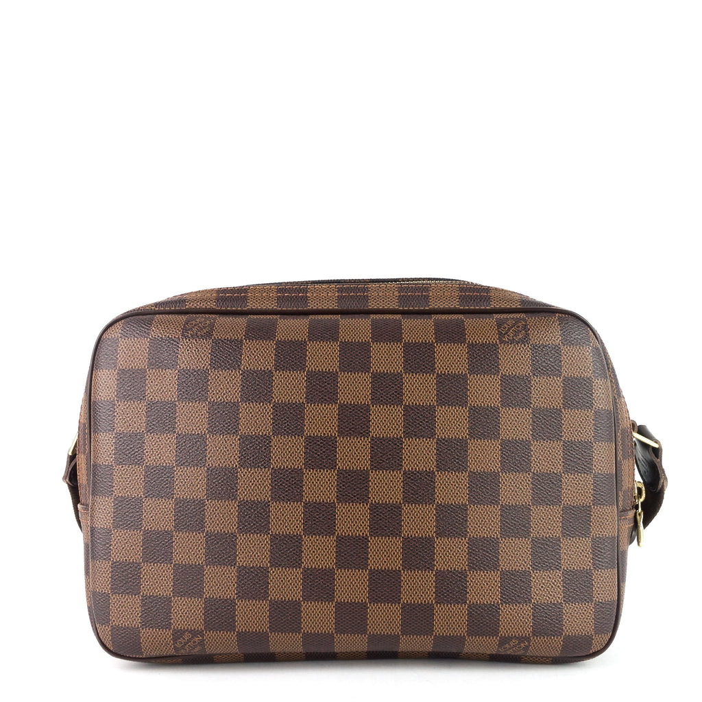 Louis Vuitto Reporter PM Damier Ebene Canvas Messenger Bag