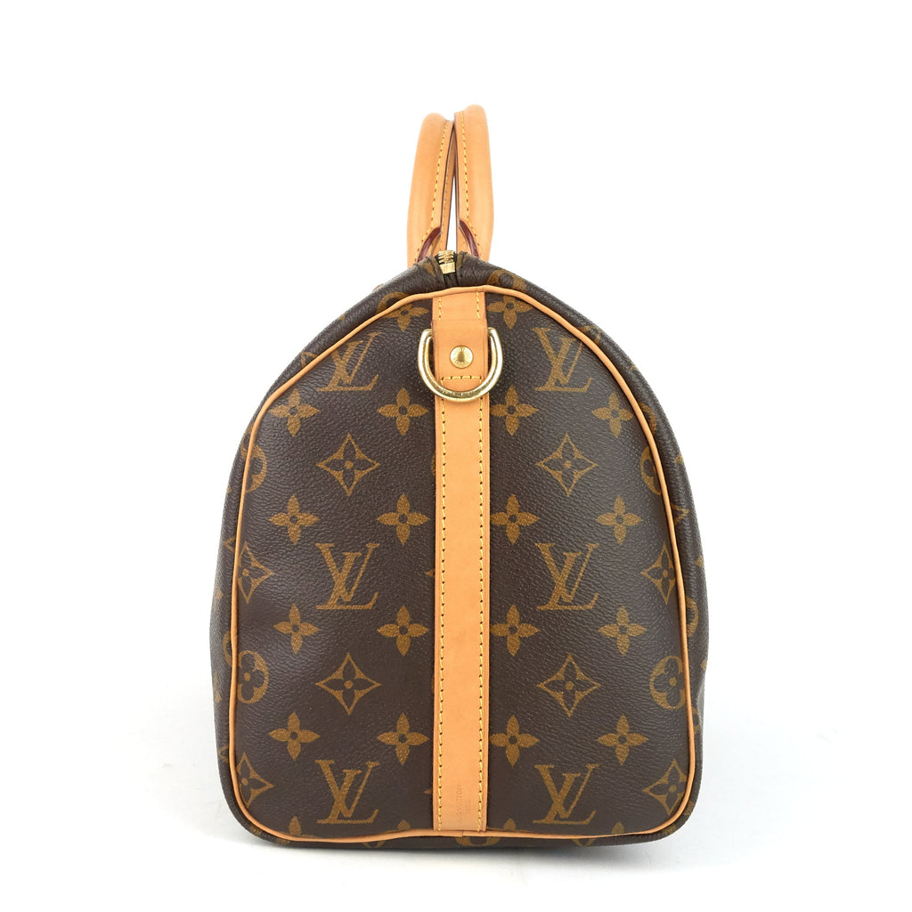 Louis Vuitto Speedy 30 Bandouliere Monogram Canvas Bag