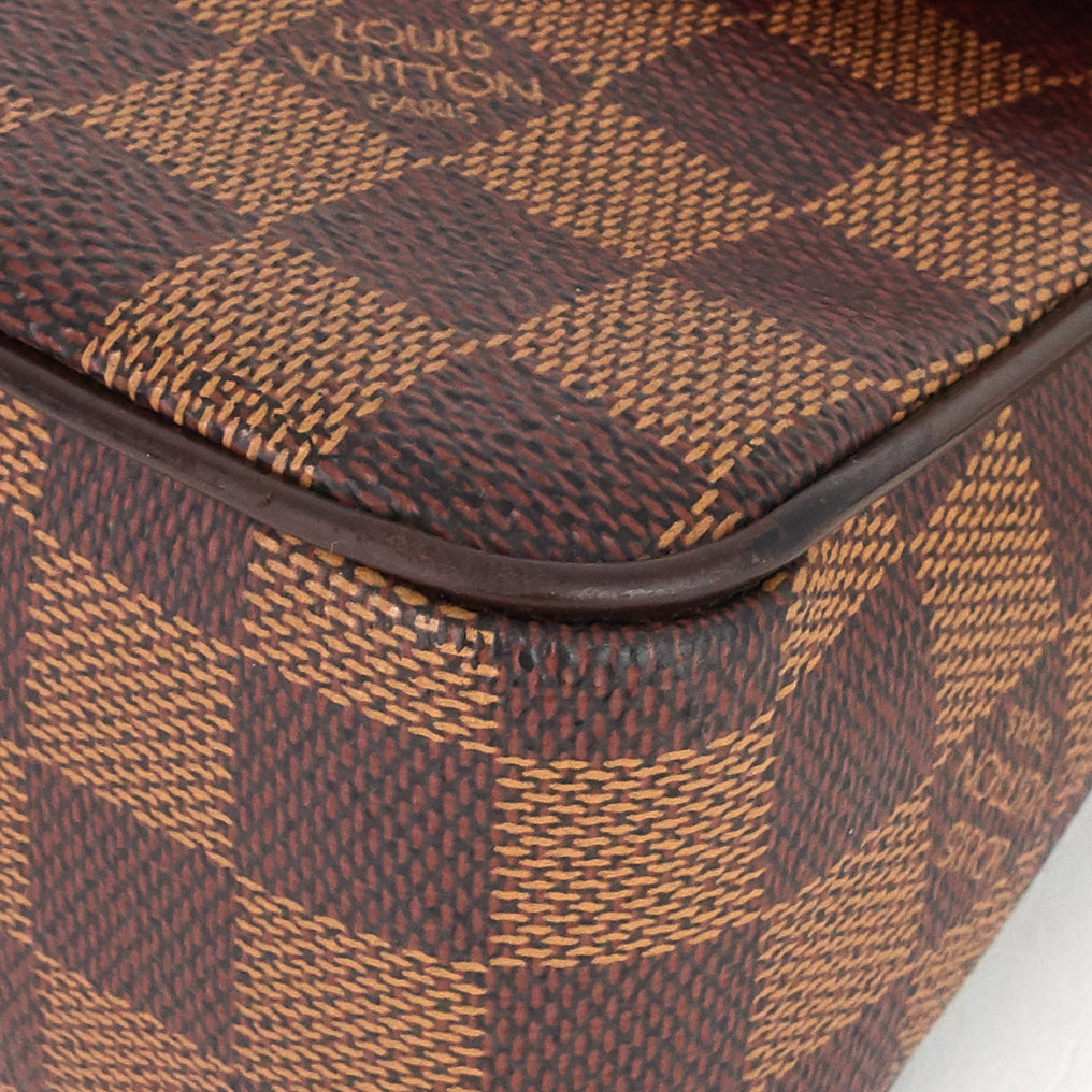 Louis Vuitto Recoleta Damier Ebene Canvas Bag
