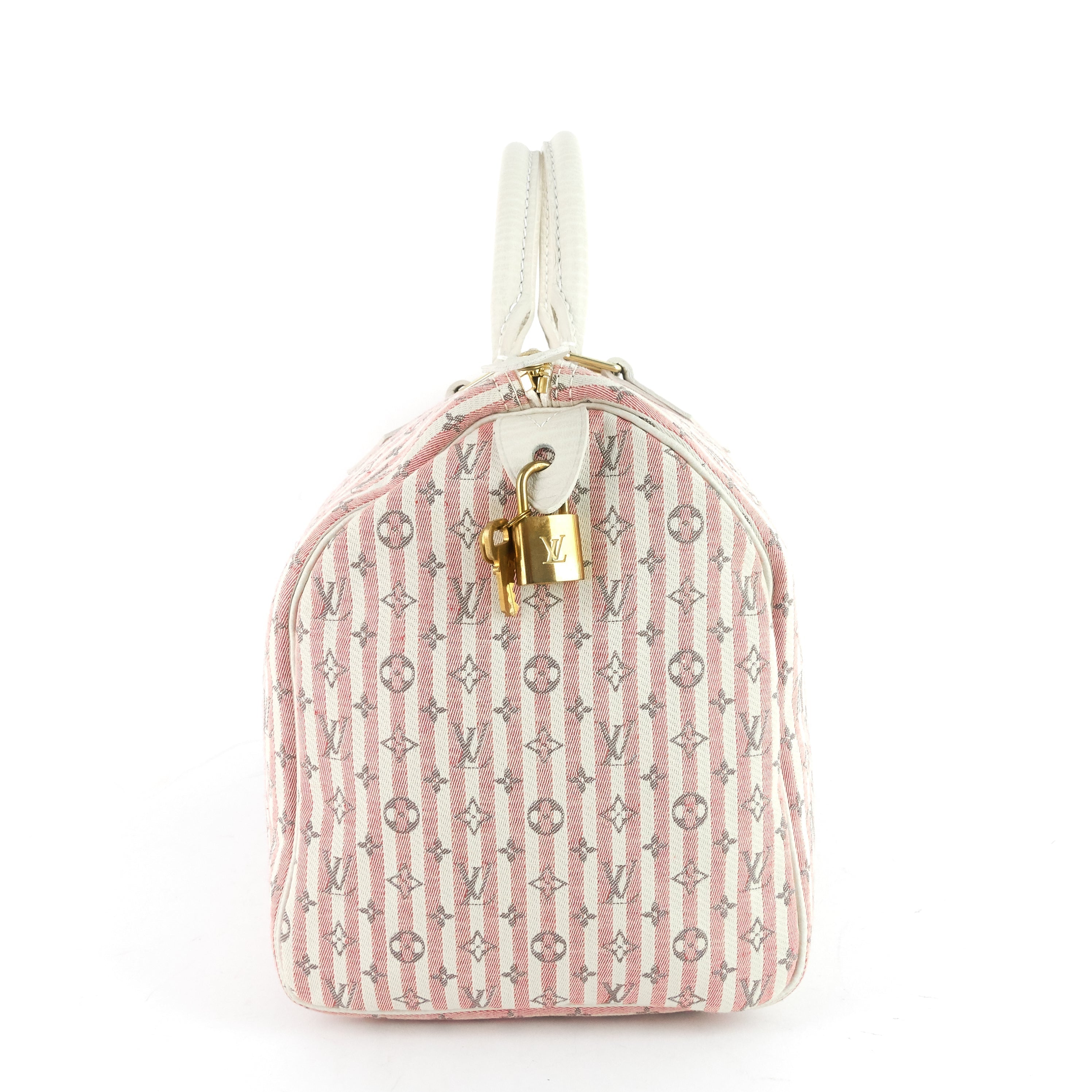 Louis Vuitto Speedy 30 Mini Lin Croisette Canvas Bag