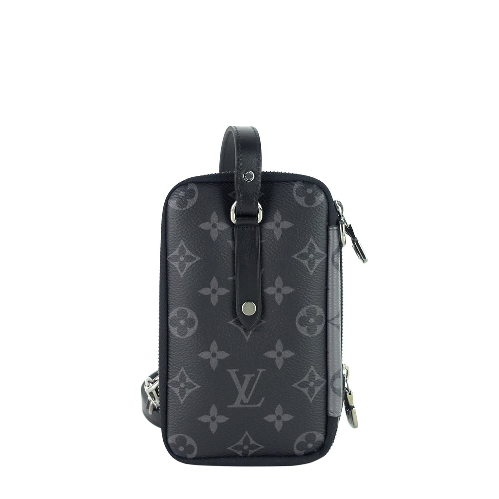 Louis Vuitto Double Phone Eclipse Reverse Canvas Pouch