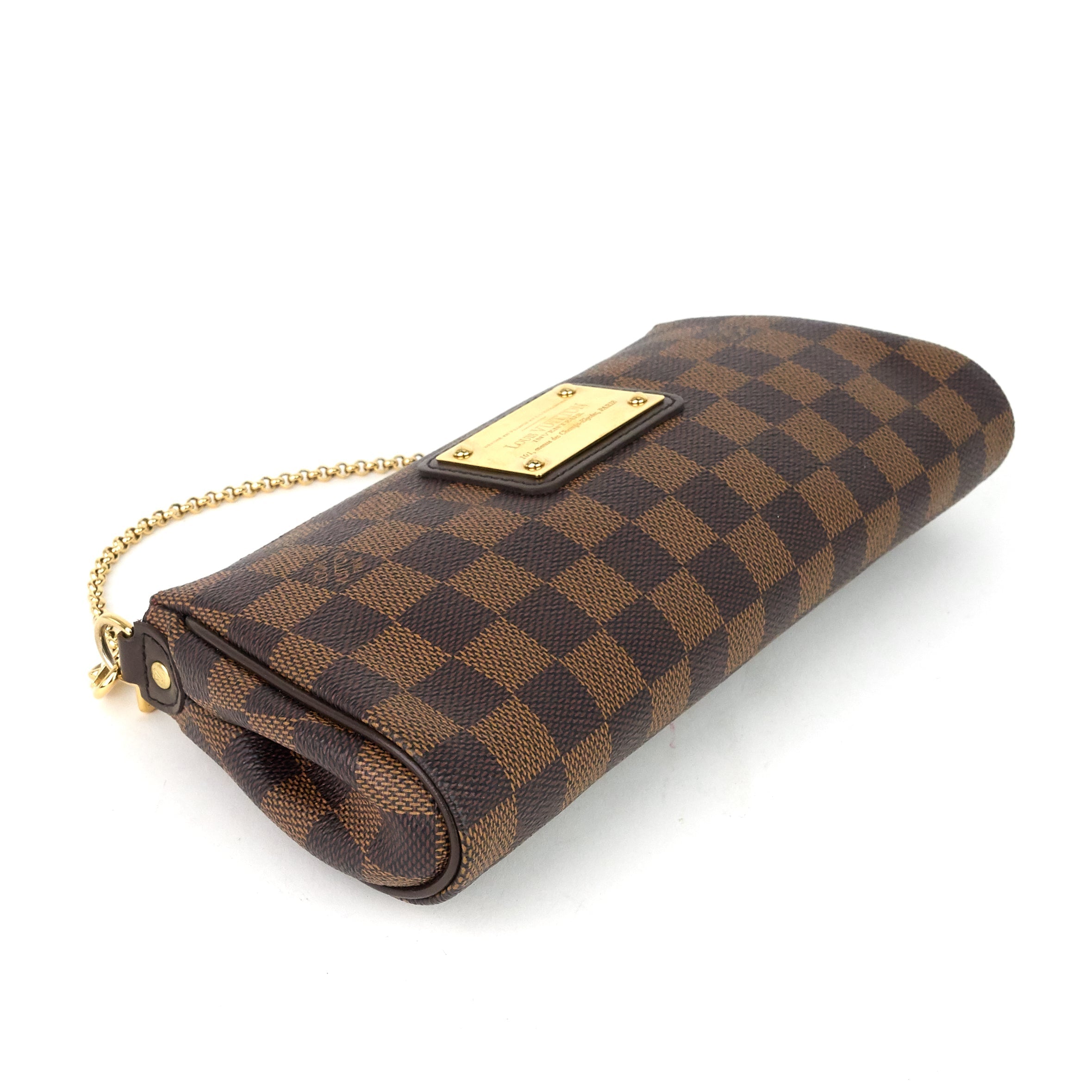 Louis Vuitto Eva Damier Ebene Canvas Bag