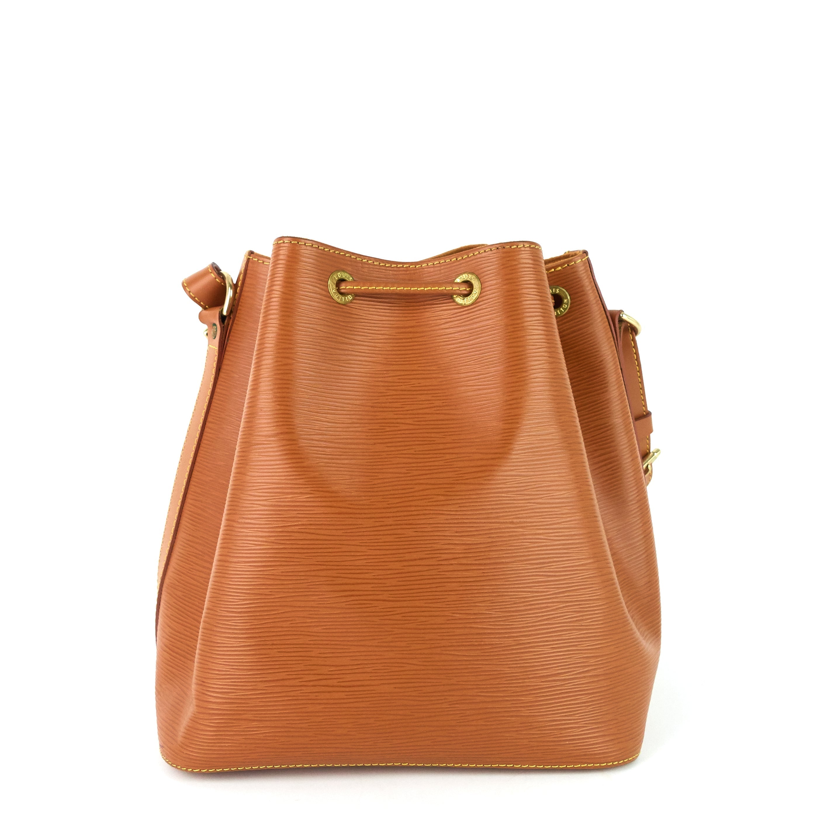 Louis Vuitto Petit NoÃ© Cipango Gold Epi Leather Bag