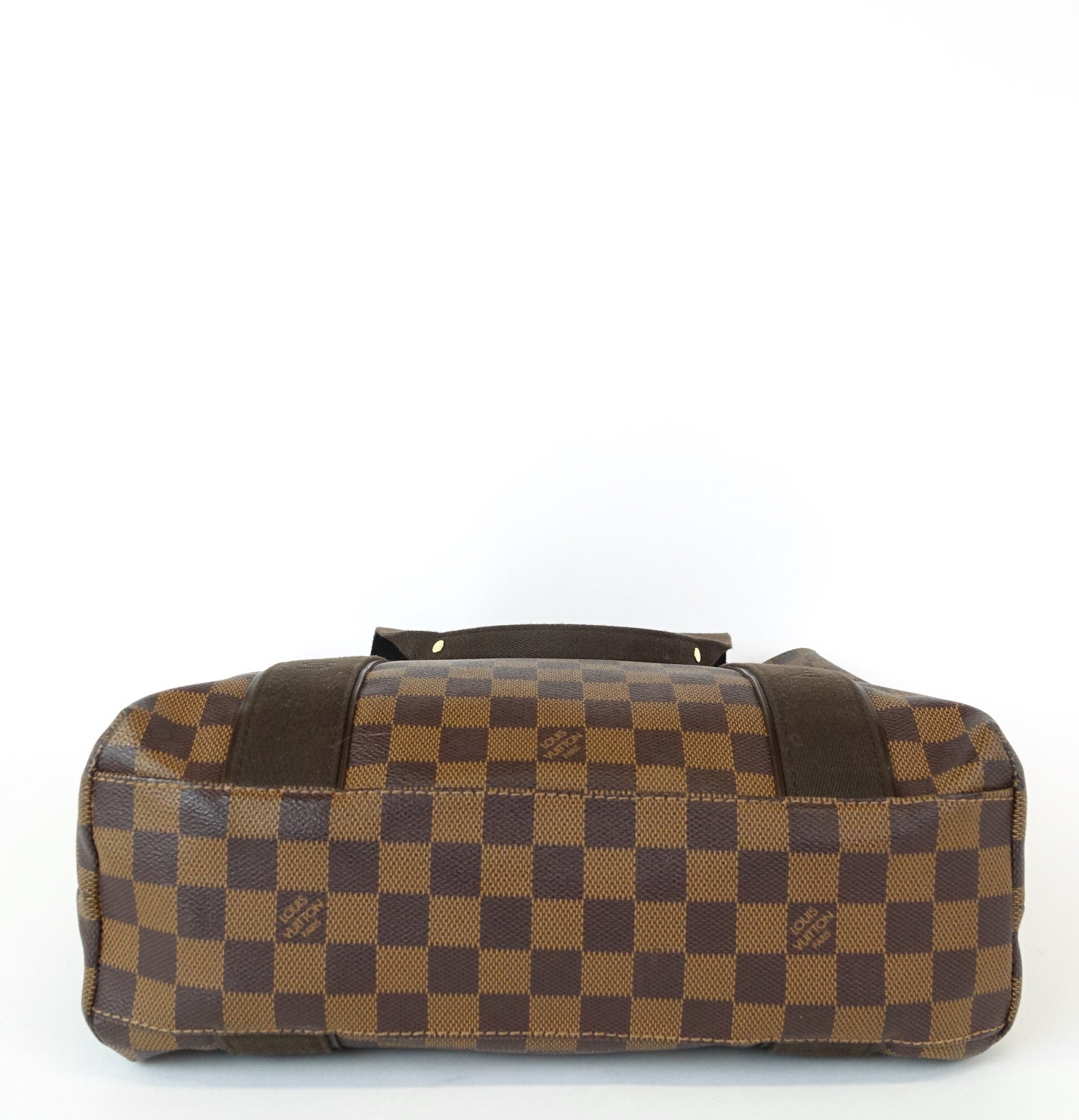 Louis Vuitto Cabas Beaubourg Damier Ebene Canvas Tote Bag