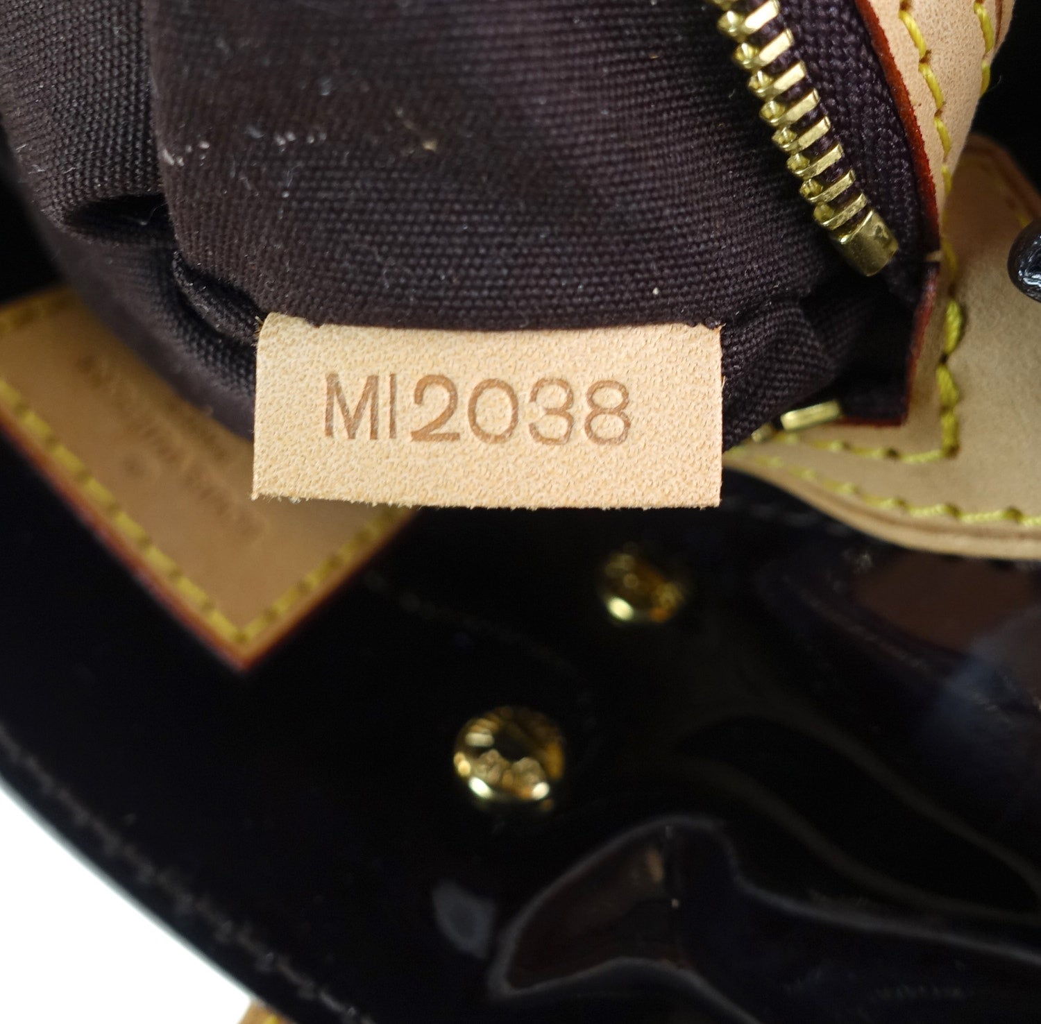 Louis Vuitto Reade PM Monogram Vernis Leather Handbag