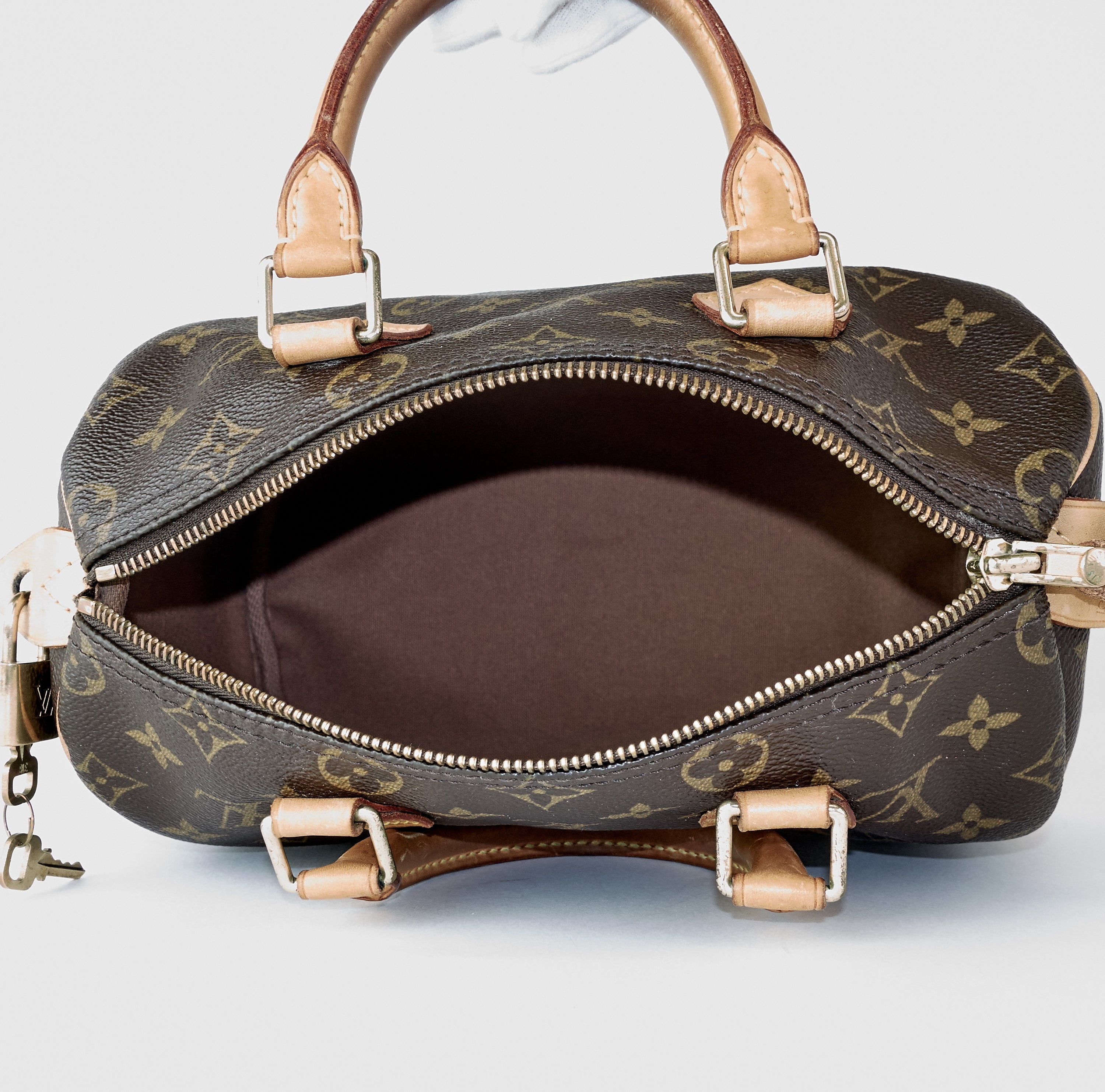 Louis Vuitto Speedy 25 Monogram Canvas Handbag