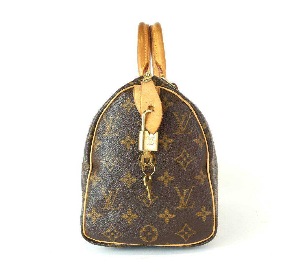 Louis Vuitto Speedy 25 Monogram Canvas Handbag