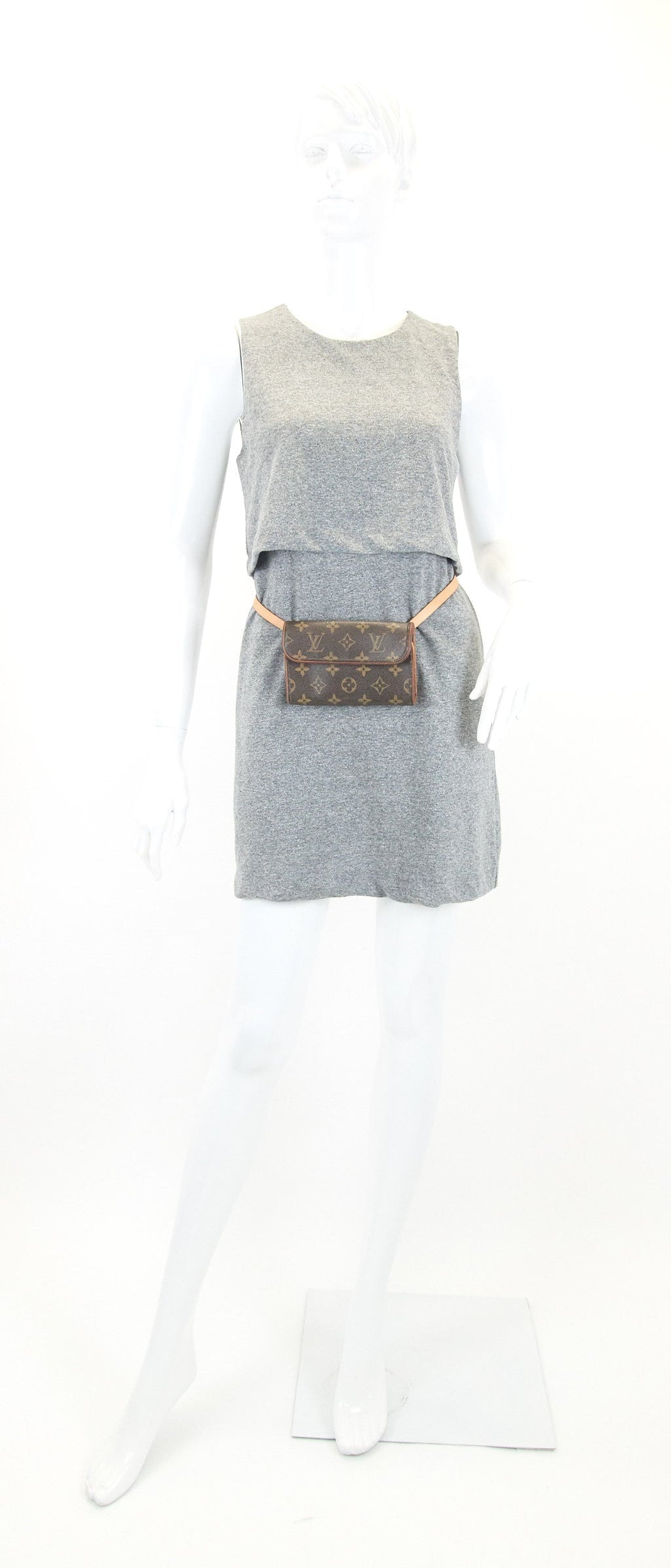 Louis Vuitto Pochette Florentine Monogram Canvas Waist Bag