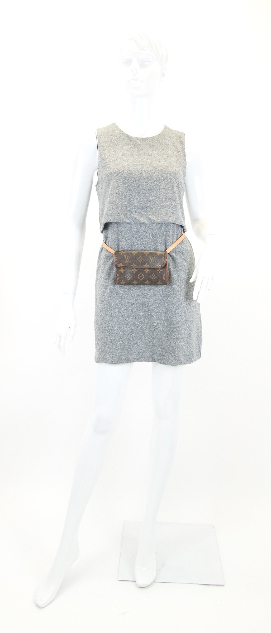 Louis Vuitto Pochette Florentine Monogram Canvas Waist Bag
