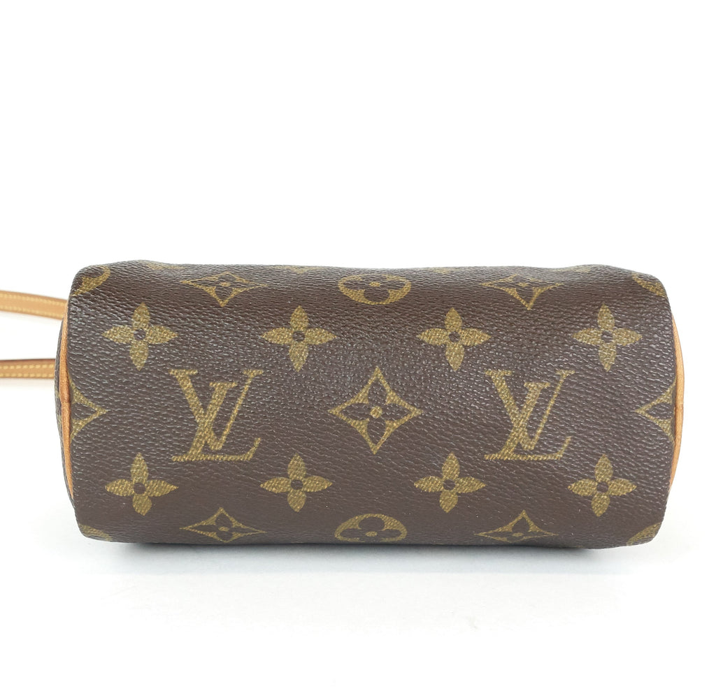 Louis Vuitto Mini Speedy Sac HL Monogram Canvas Handbag with Strap