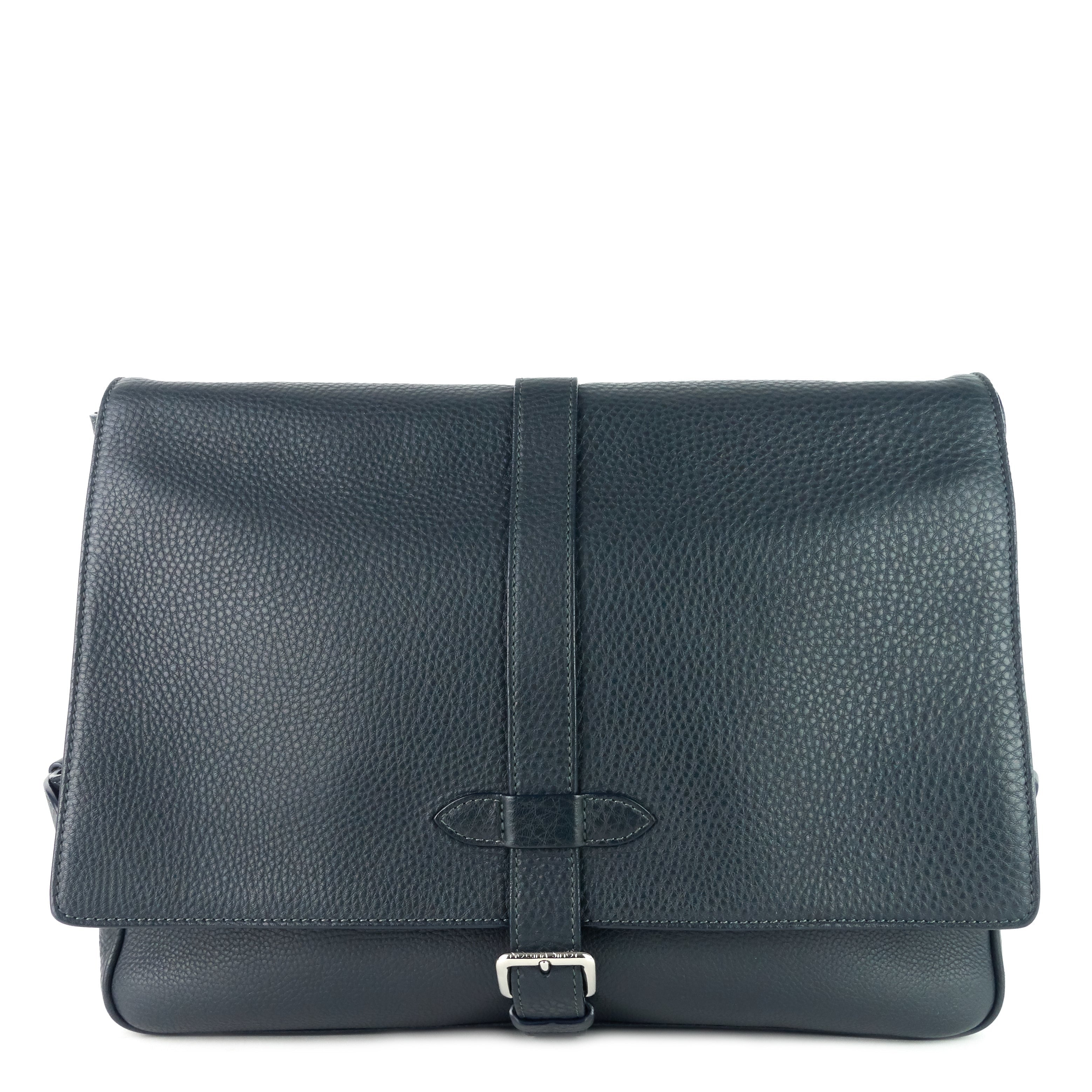 Louis Vuitto Stelios Naxos Leather Messenger Bag