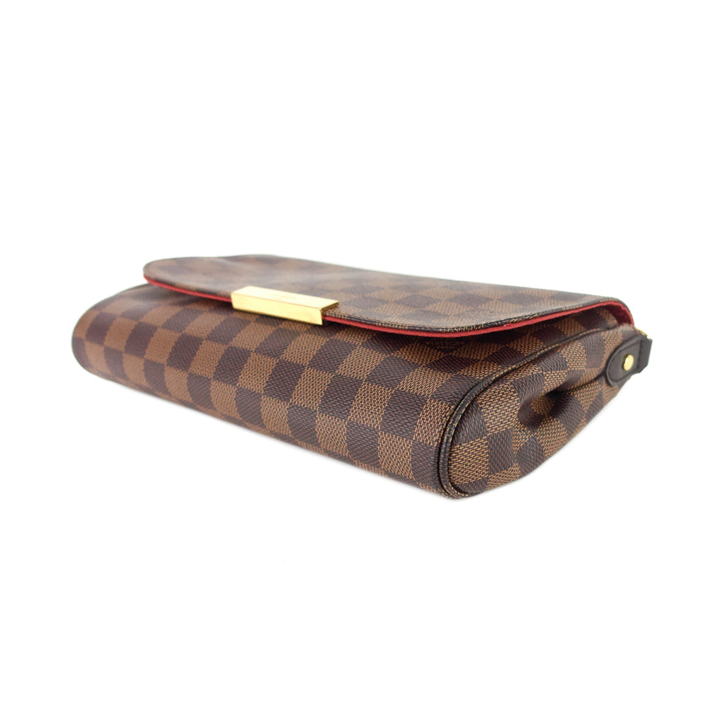 Louis Vuitto Favorite MM Damier Ebene Canvas Bag