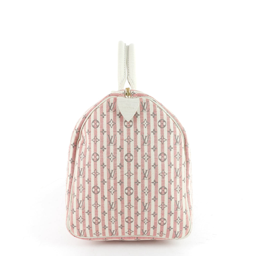 Louis Vuitto Speedy 30 Mini Lin Croisette Canvas Bag